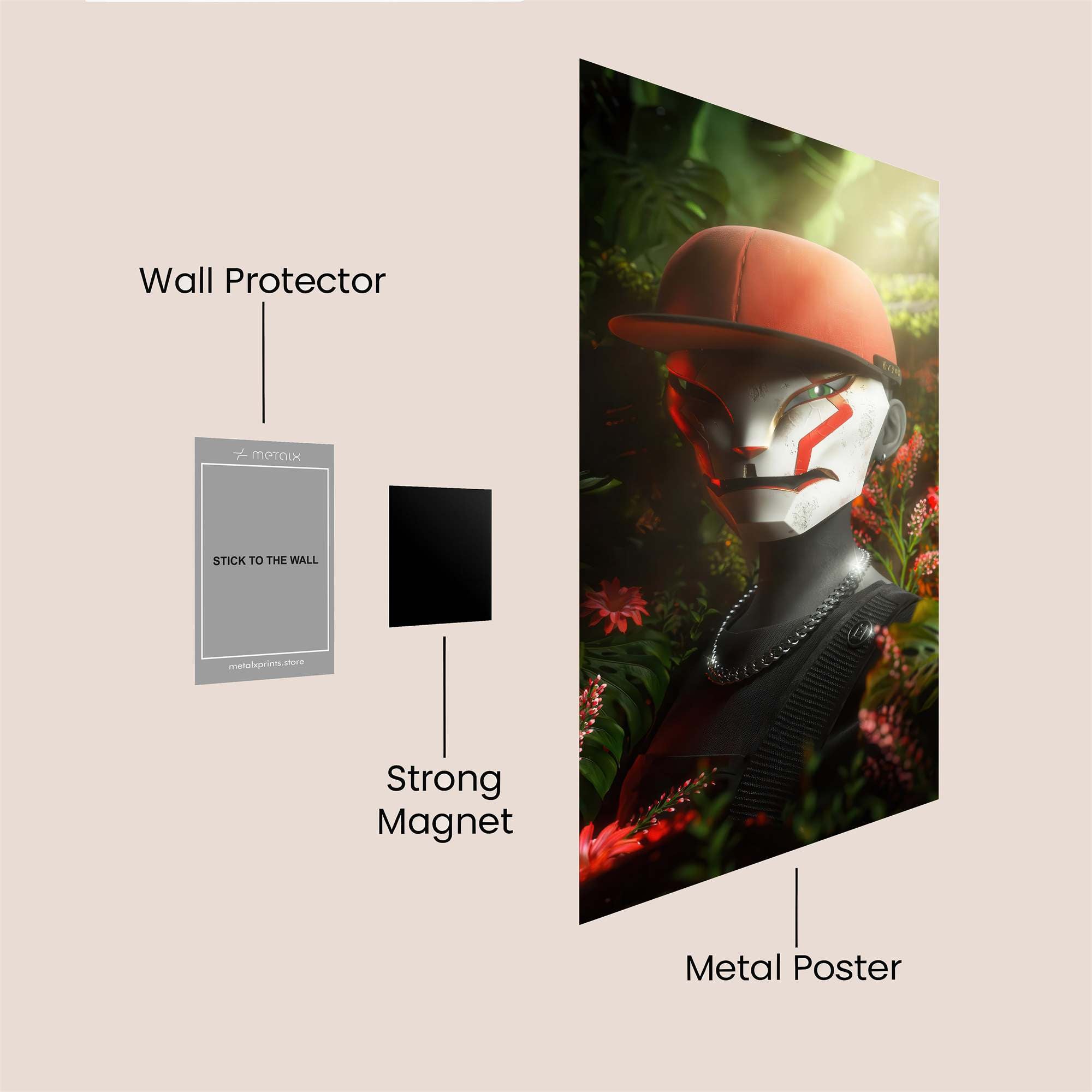 Gothic Enigma Safe Wall Magnetic / M