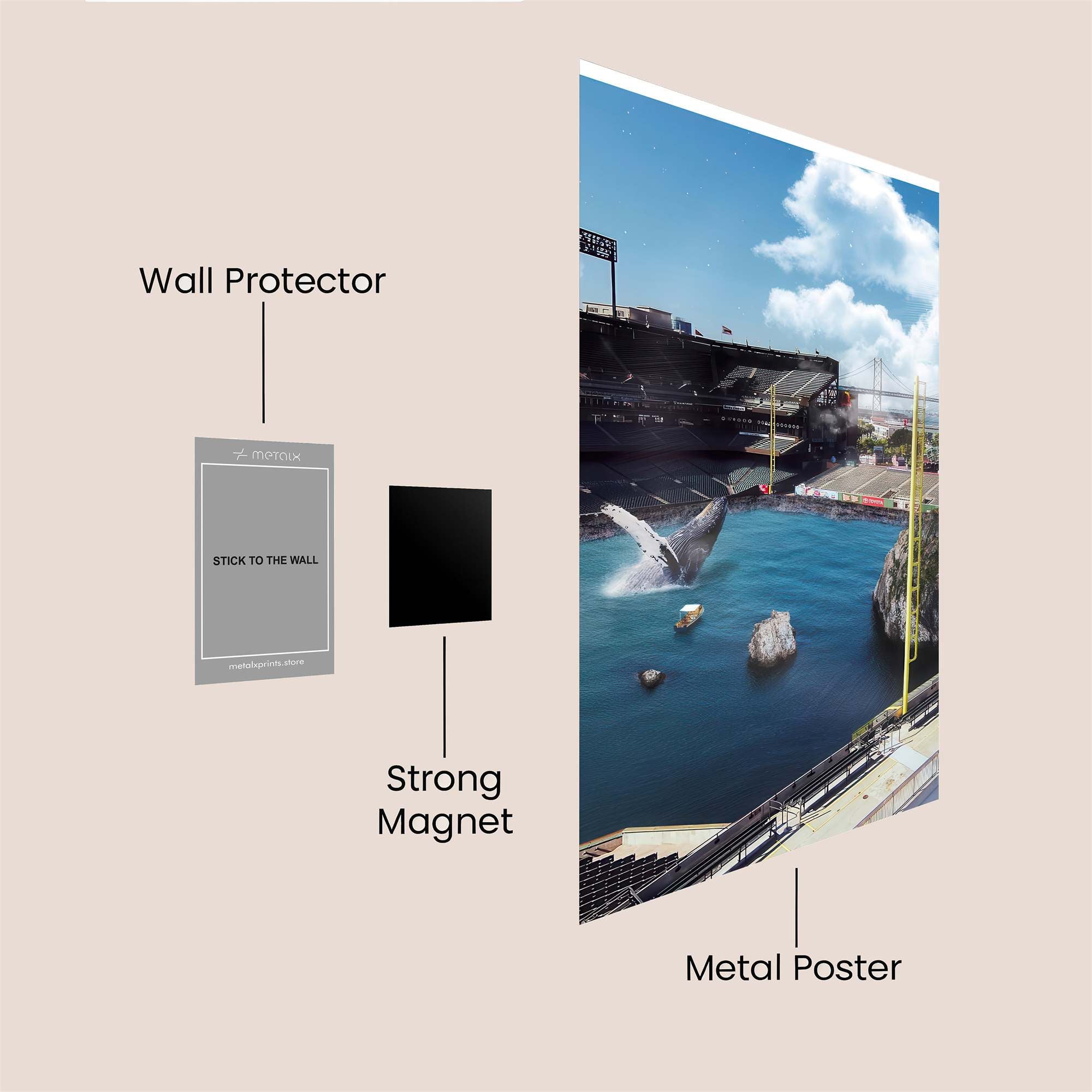 Cyberpunk Rebel Safe Wall Magnetic / M