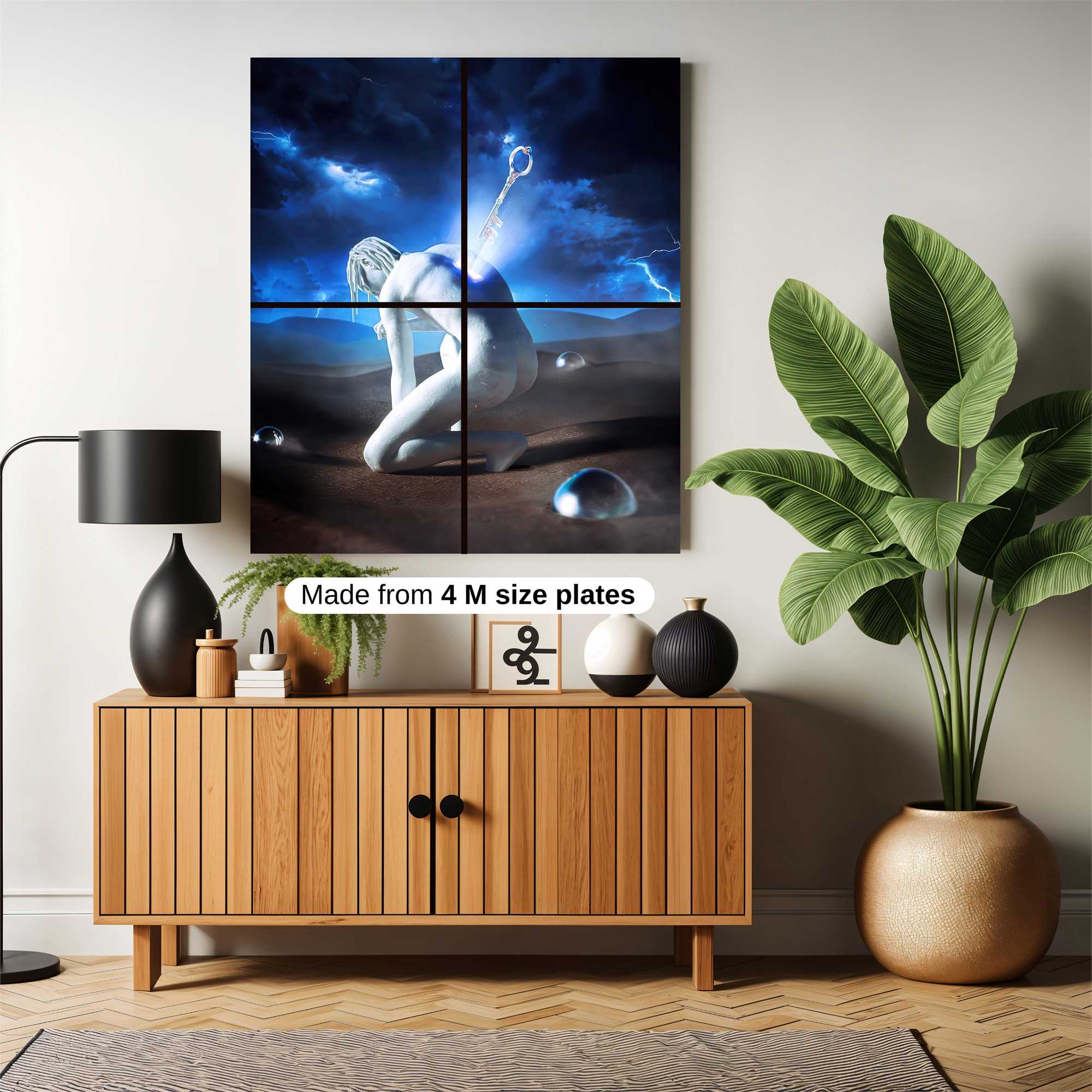 Neon Solitude Safe Wall Magnetic / M