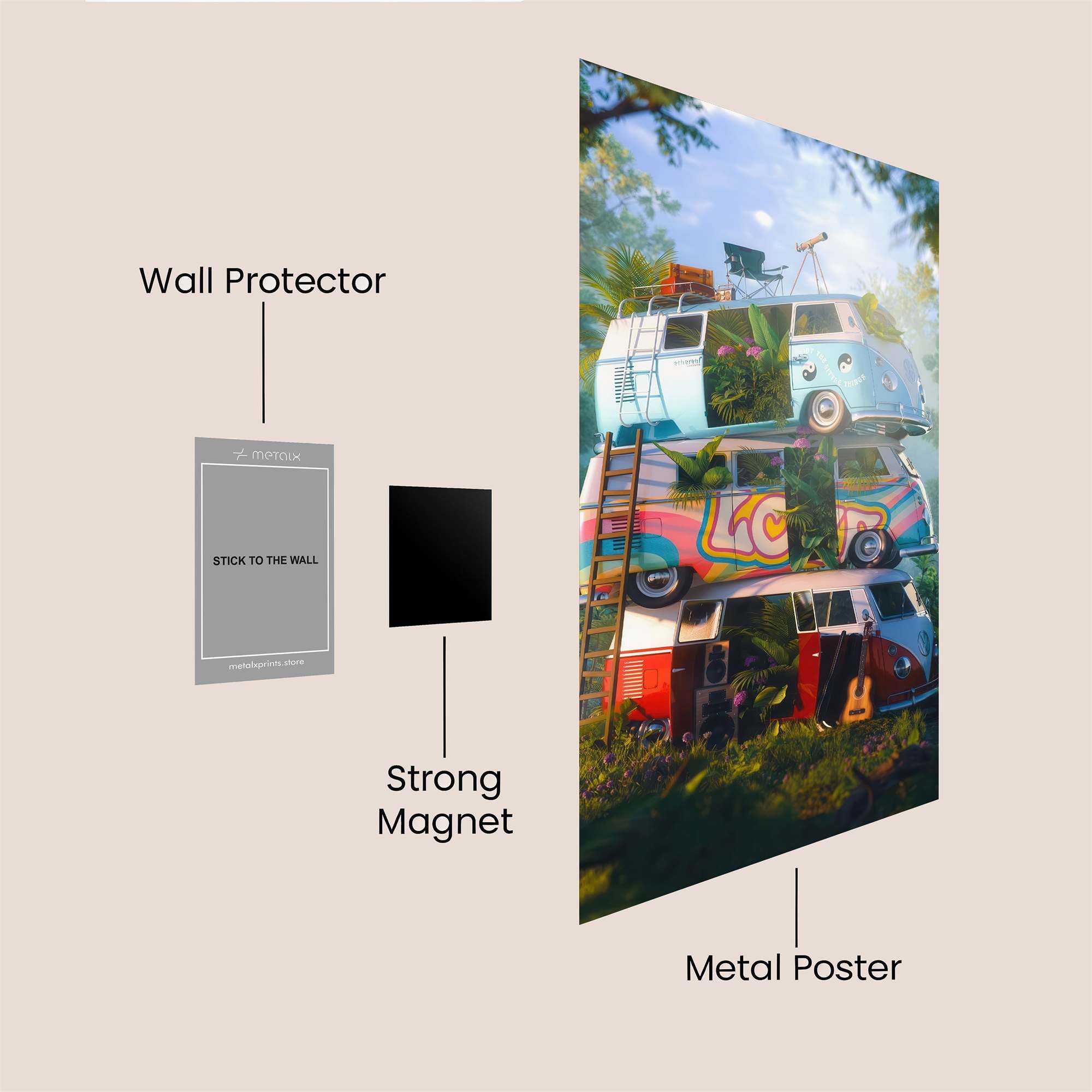 Sage Ablaze Safe Wall Magnetic / M