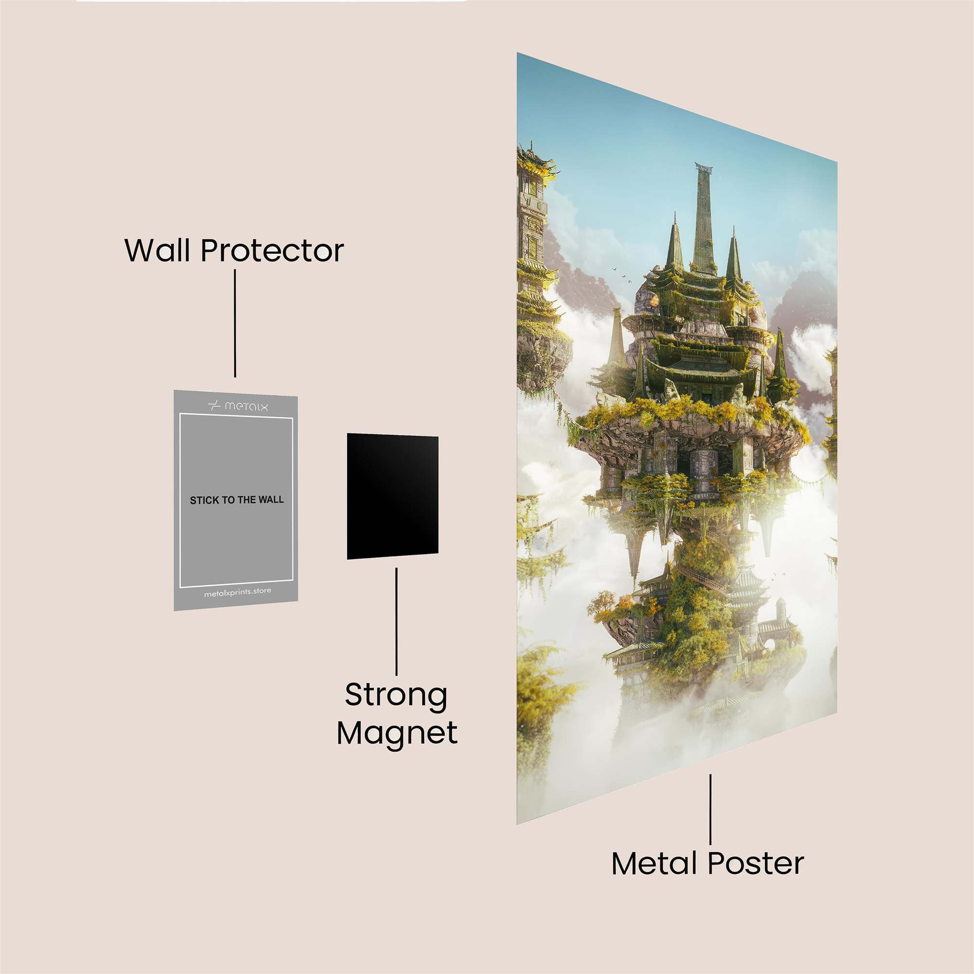 Master Ethereal Safe Wall Magnetic / M