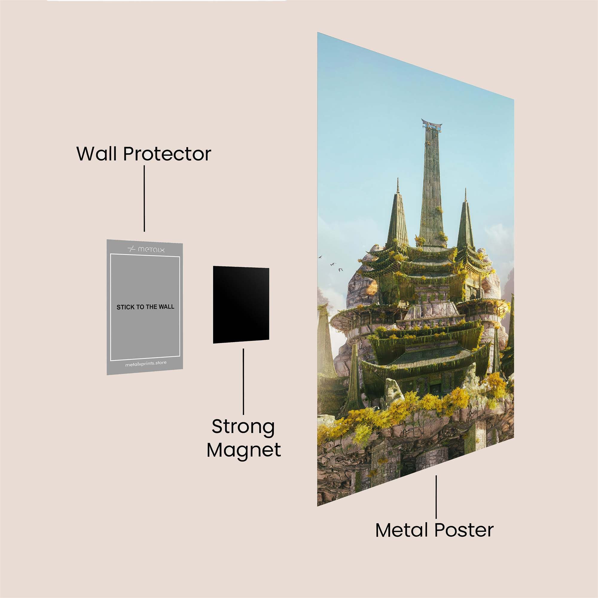 Starlit Serenity Safe Wall Magnetic / M