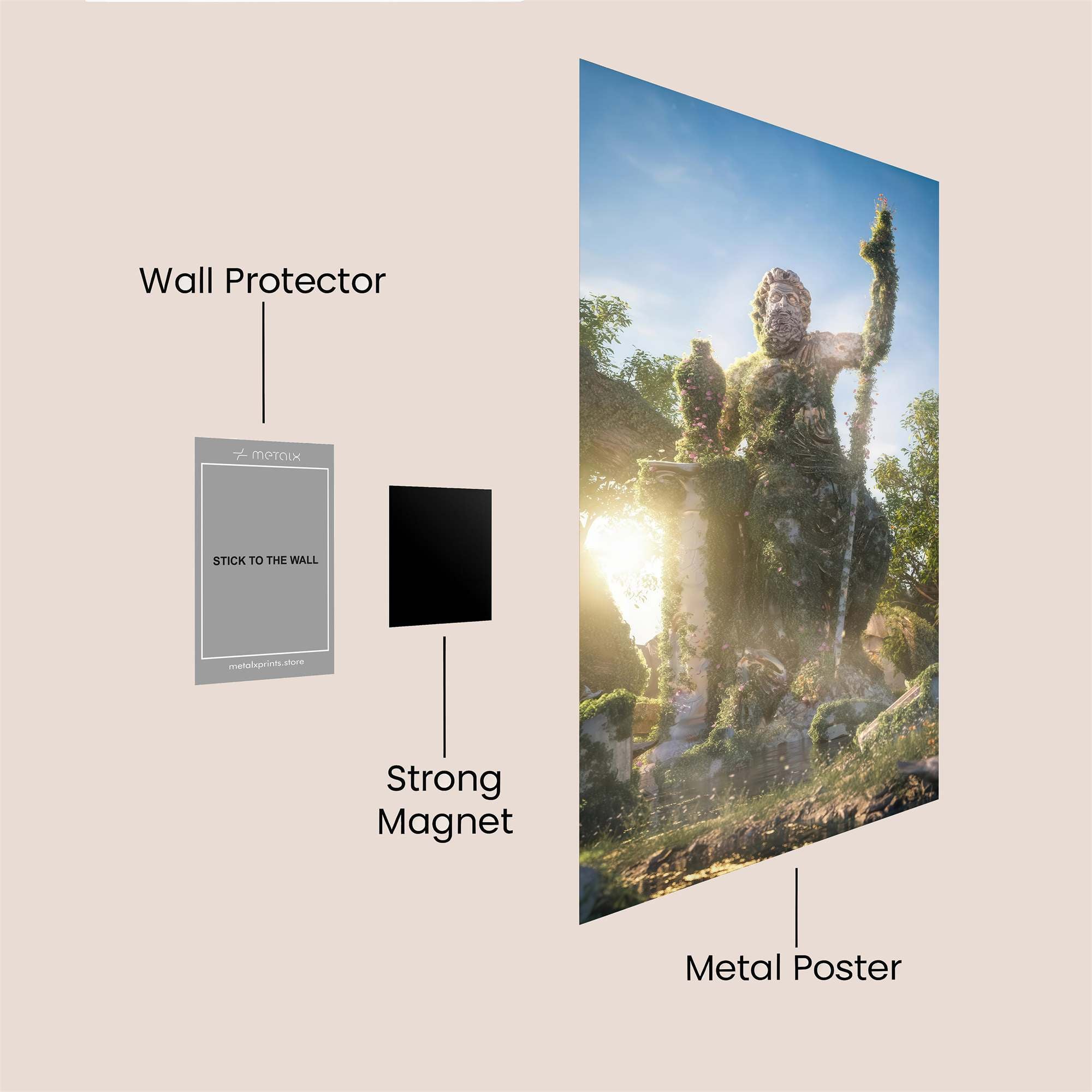 Neon Rebel Safe Wall Magnetic / M