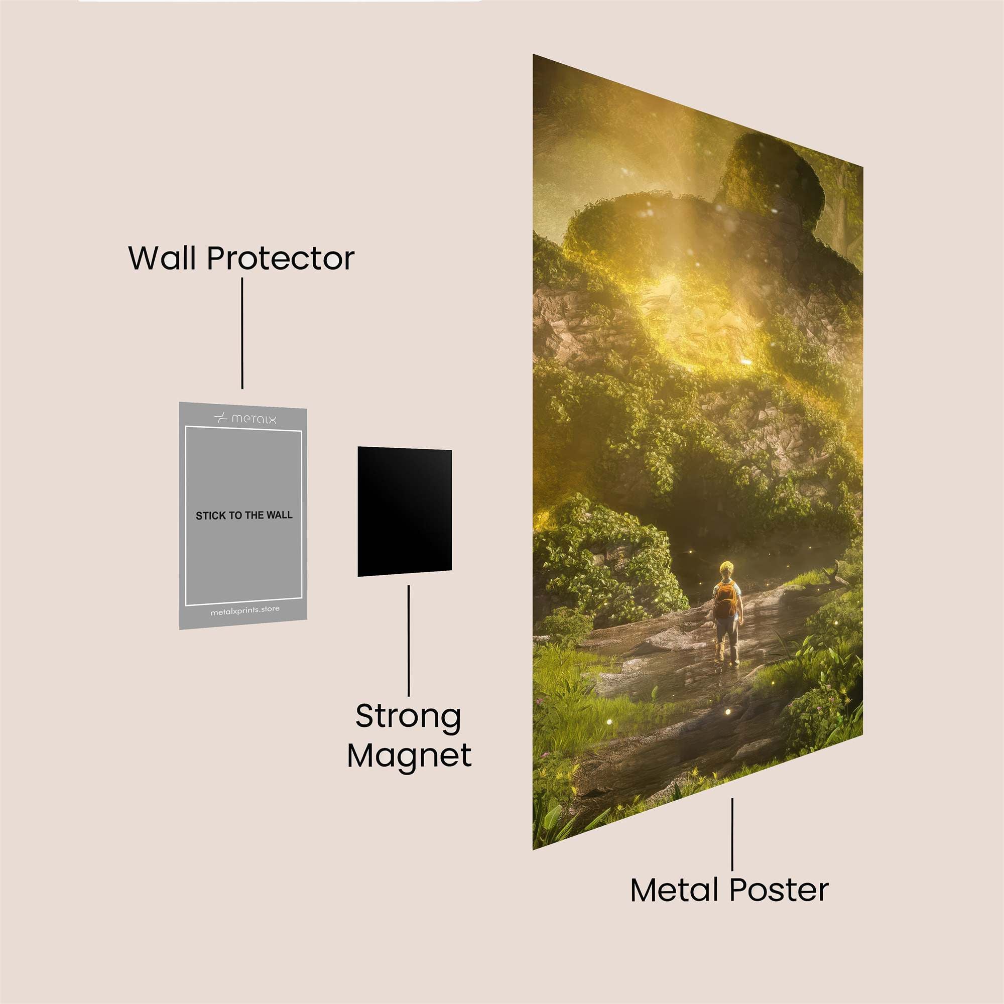 Cityscape Dream Safe Wall Magnetic / M