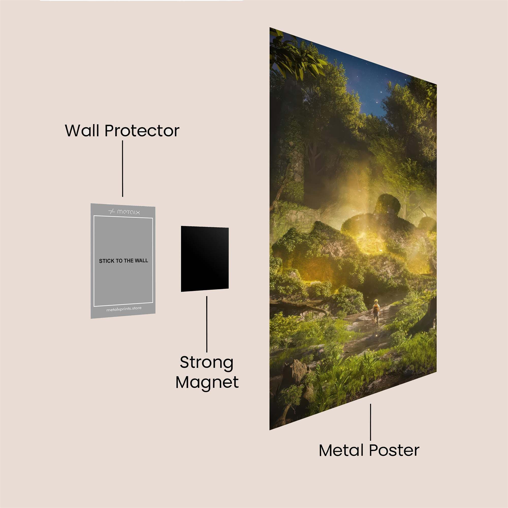 Master Serene Safe Wall Magnetic / M