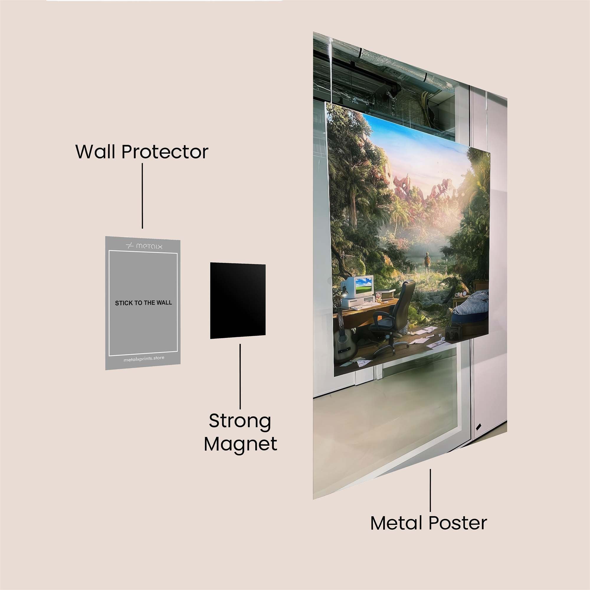 Neon Dreamer Safe Wall Magnetic / M