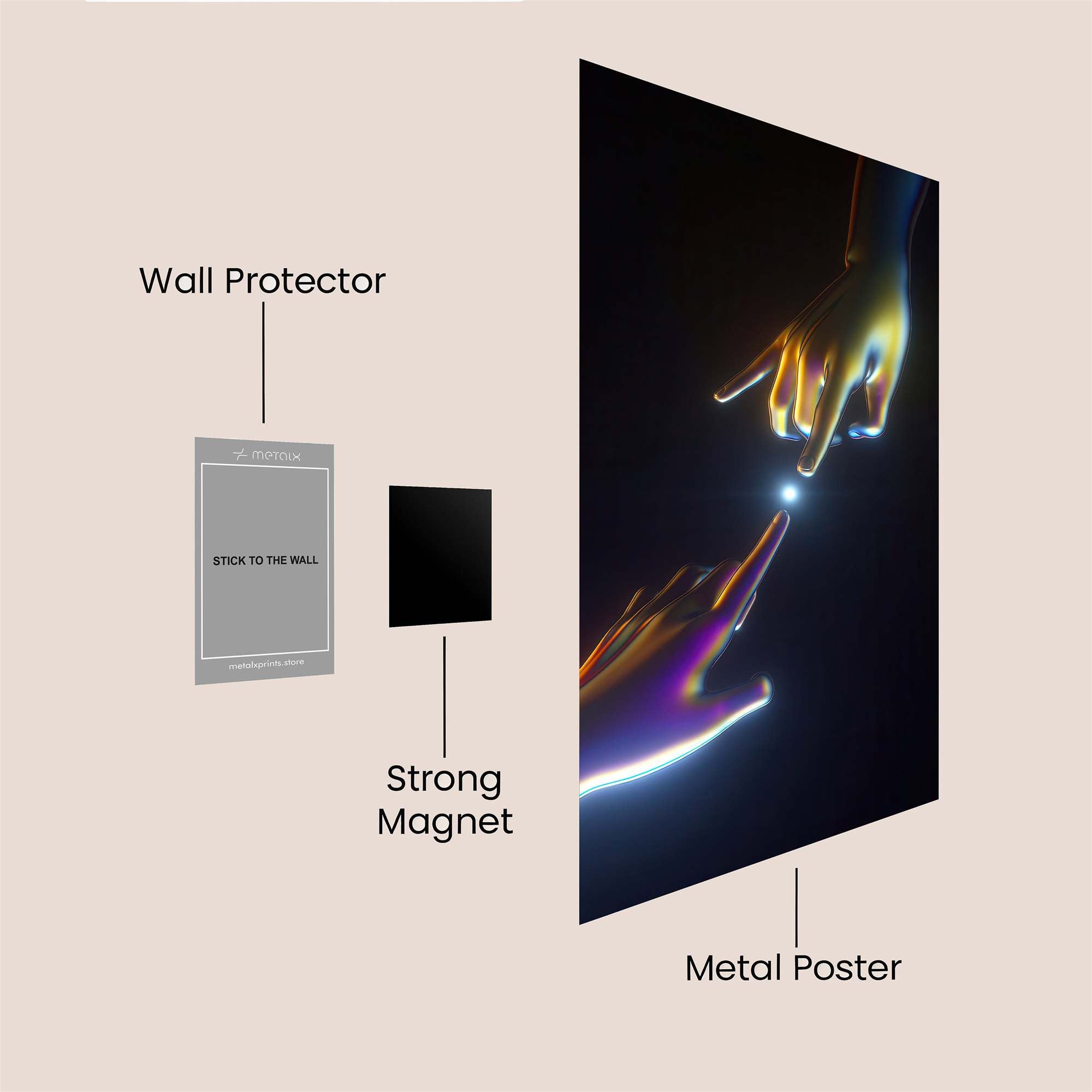 NeonDreamer Safe Wall Magnetic / M