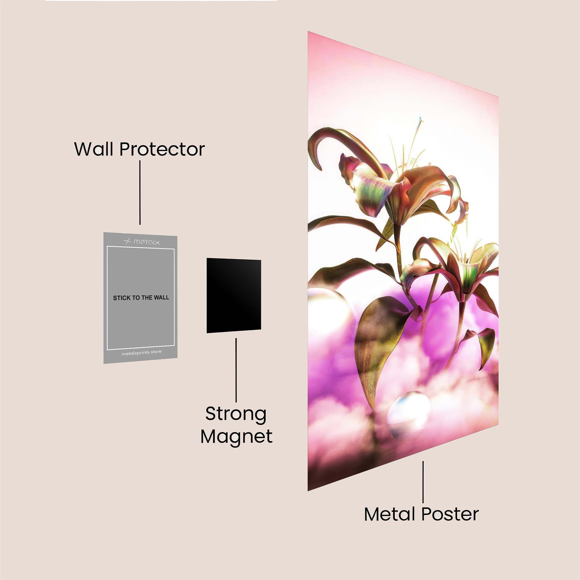 Neon Dreamer Safe Wall Magnetic / M