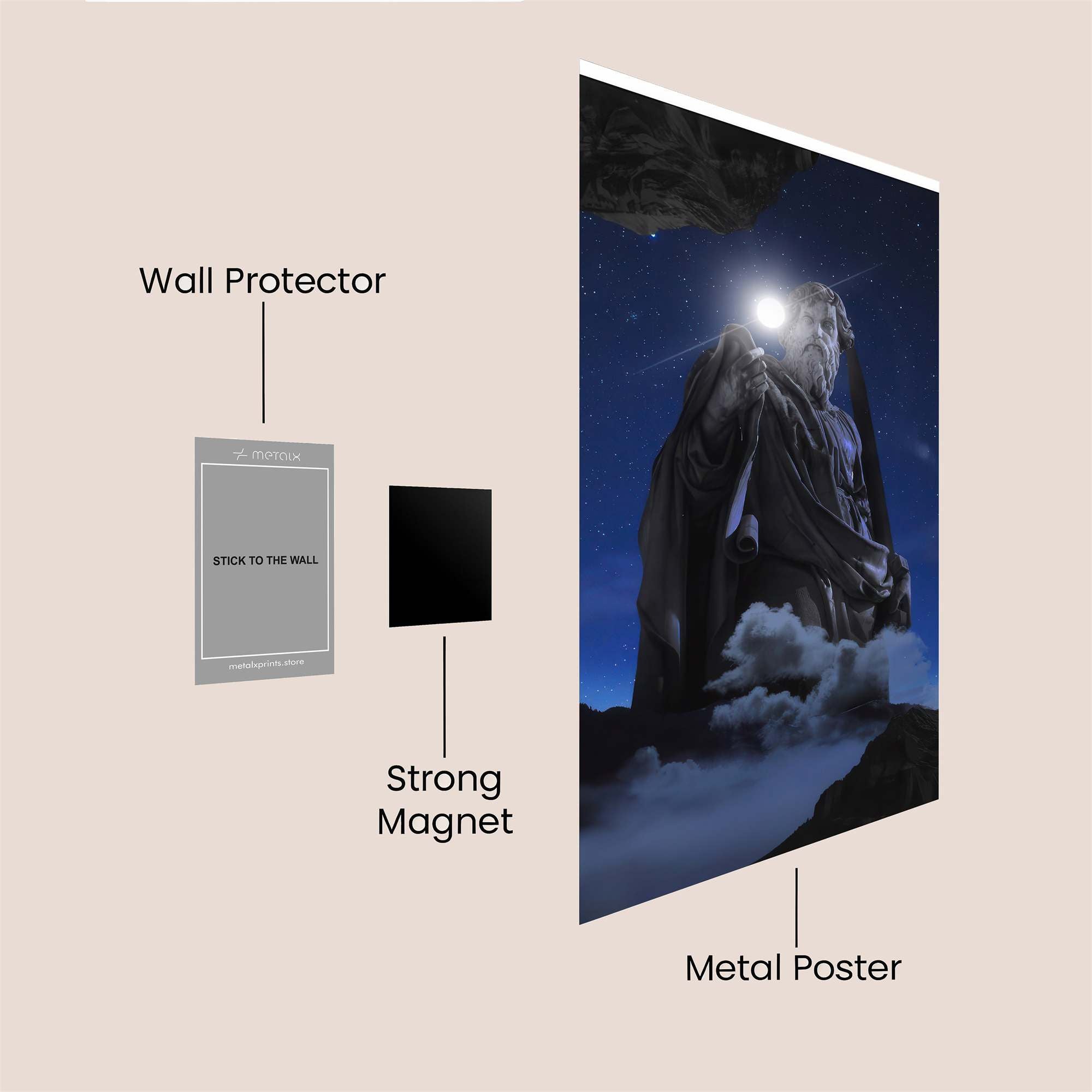 Floral Embrace Safe Wall Magnetic / M