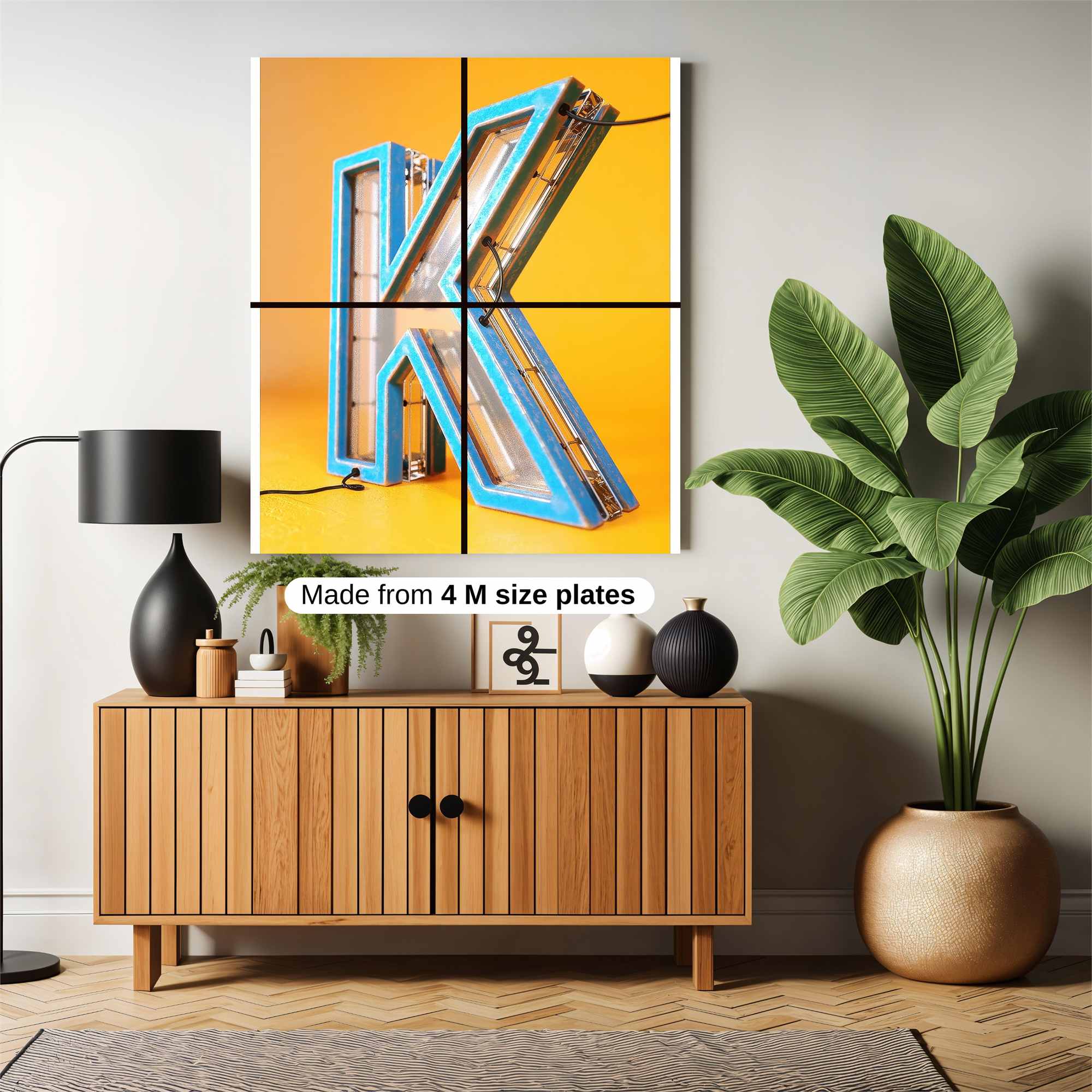 Neon Solitude Safe Wall Magnetic / M