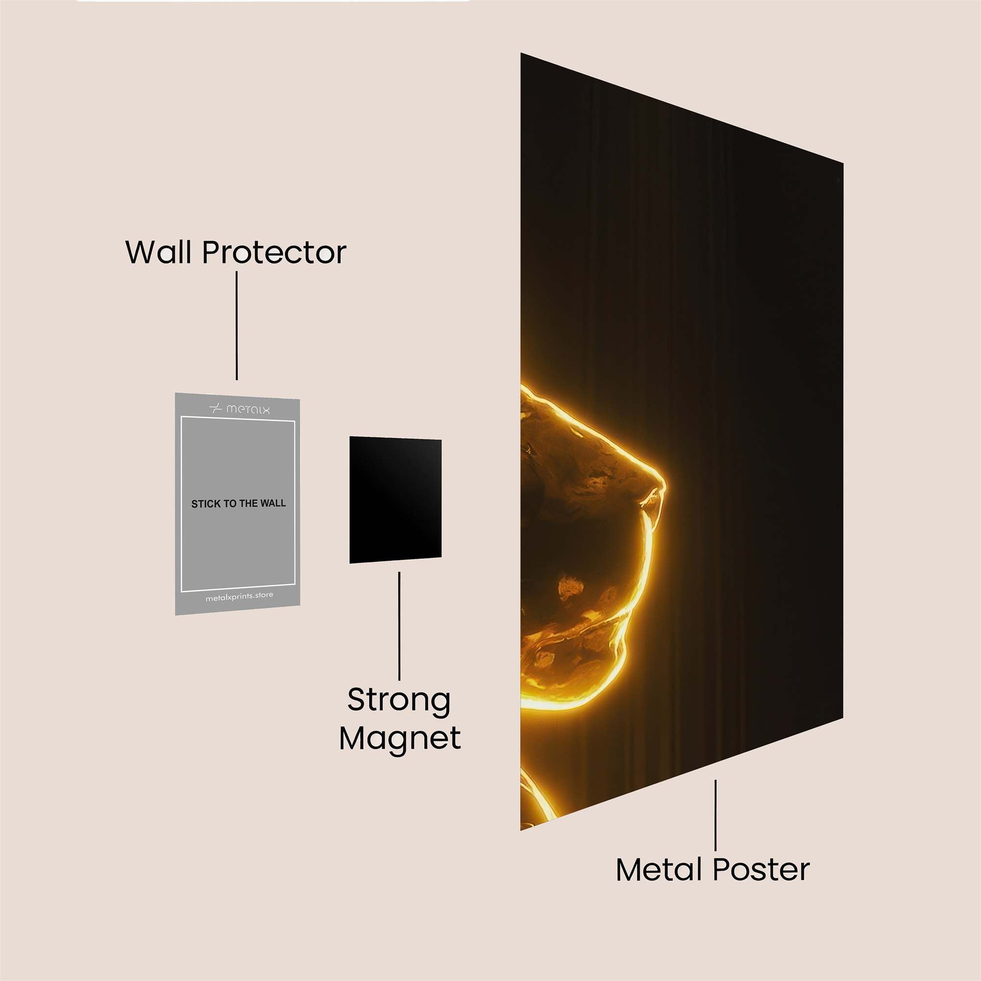 Bunny Bliss Safe Wall Magnetic / M