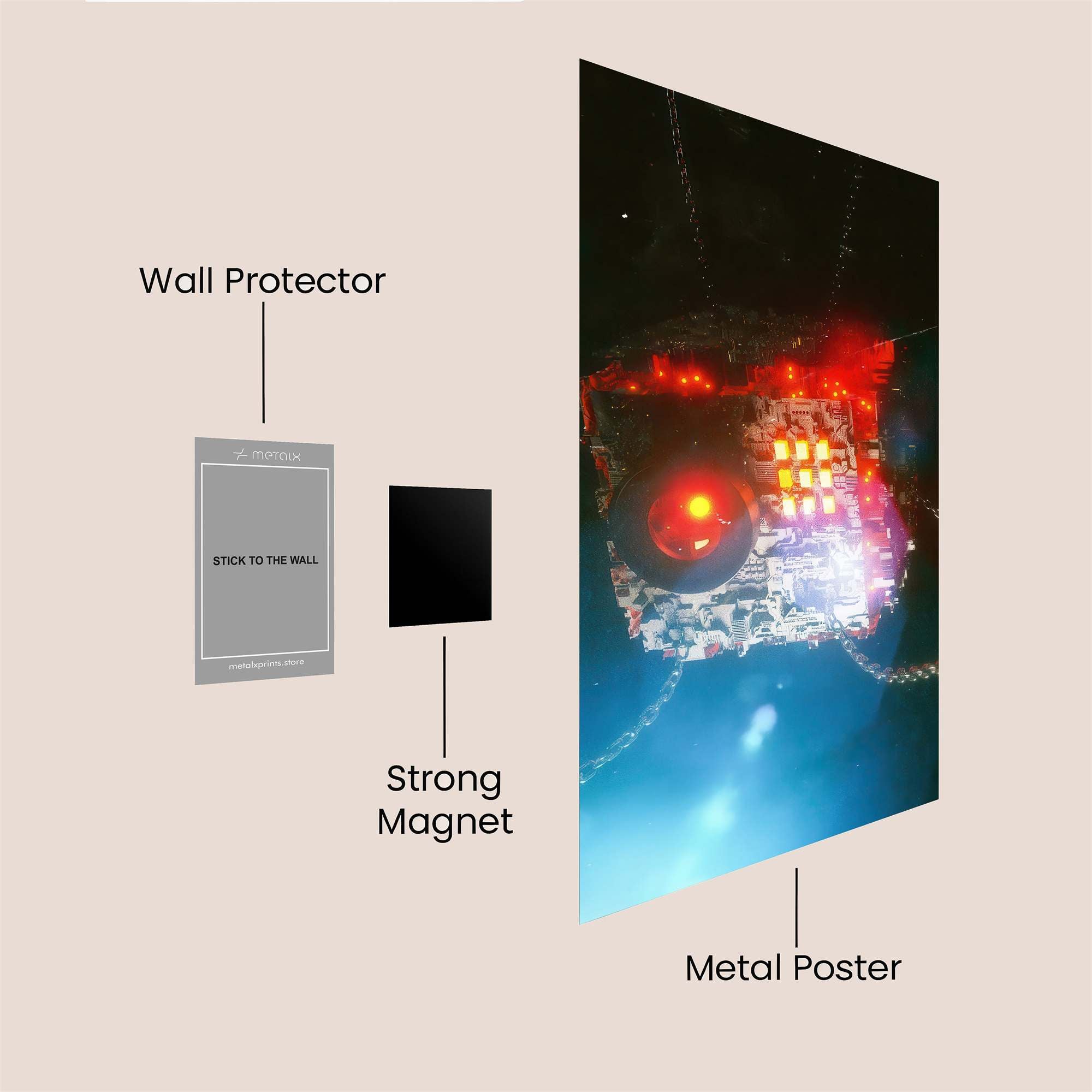 Easter Whimsy Safe Wall Magnetic / M