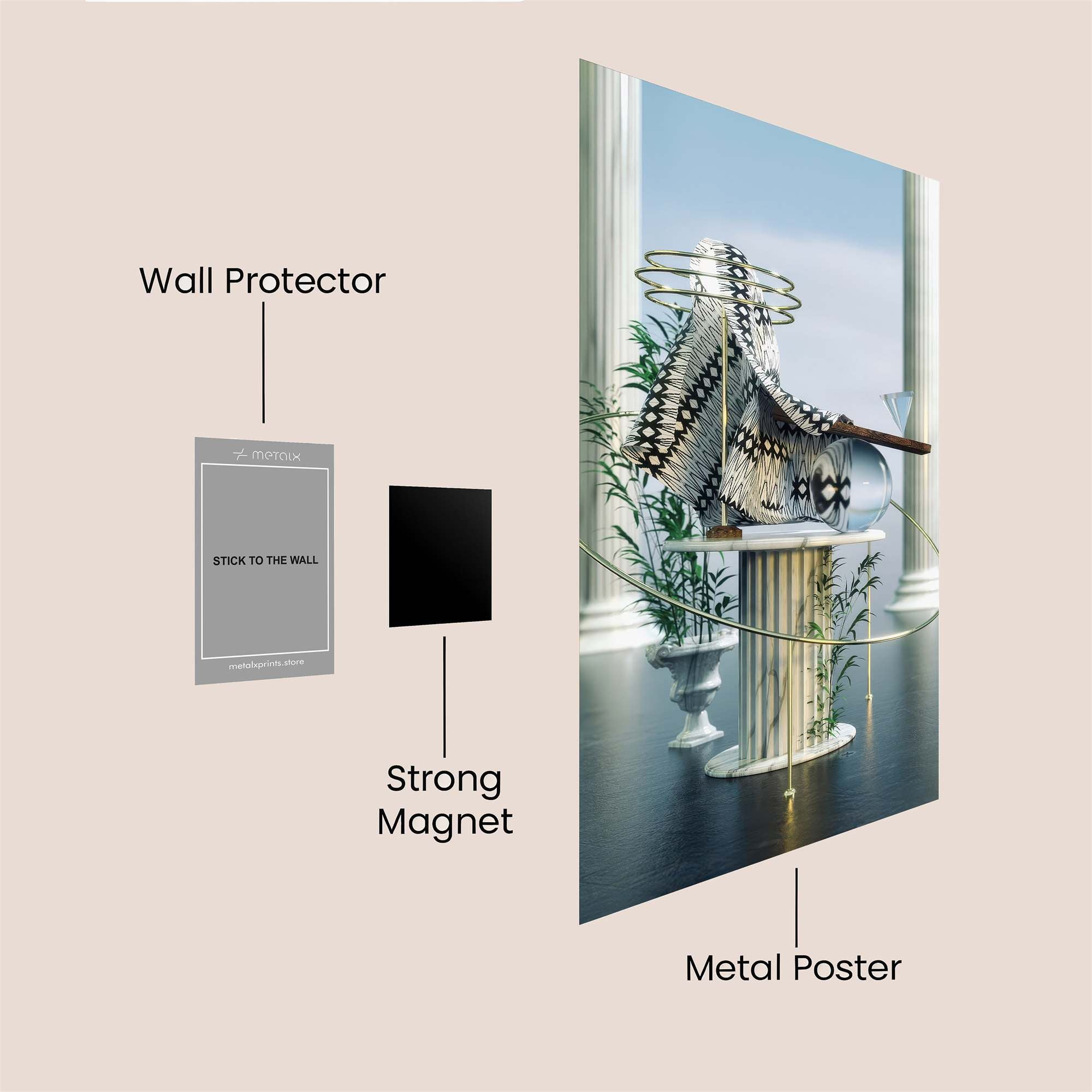 Dragon Serenity Safe Wall Magnetic / M