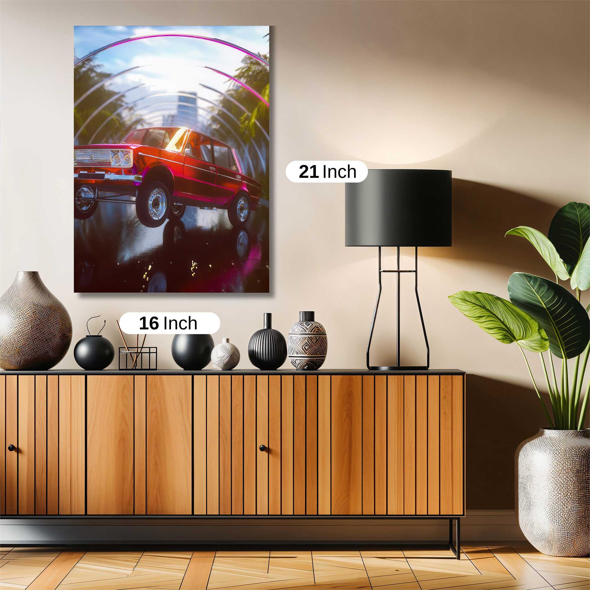 Sunset Solitude Safe Wall Magnetic / M