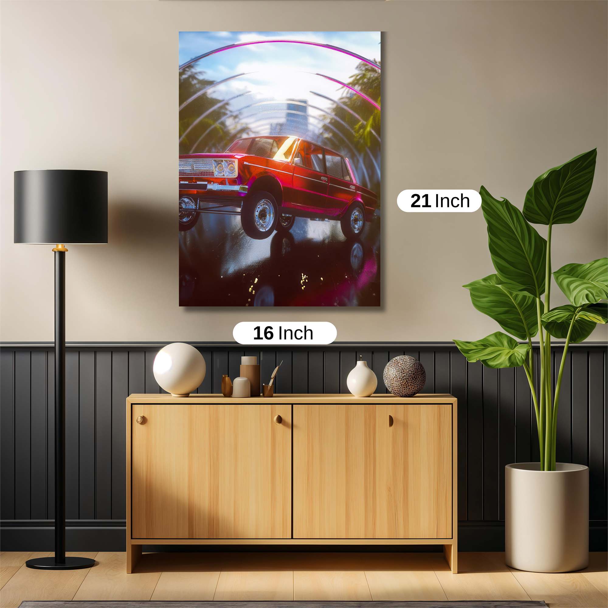 Sunset Solitude Safe Wall Magnetic / M