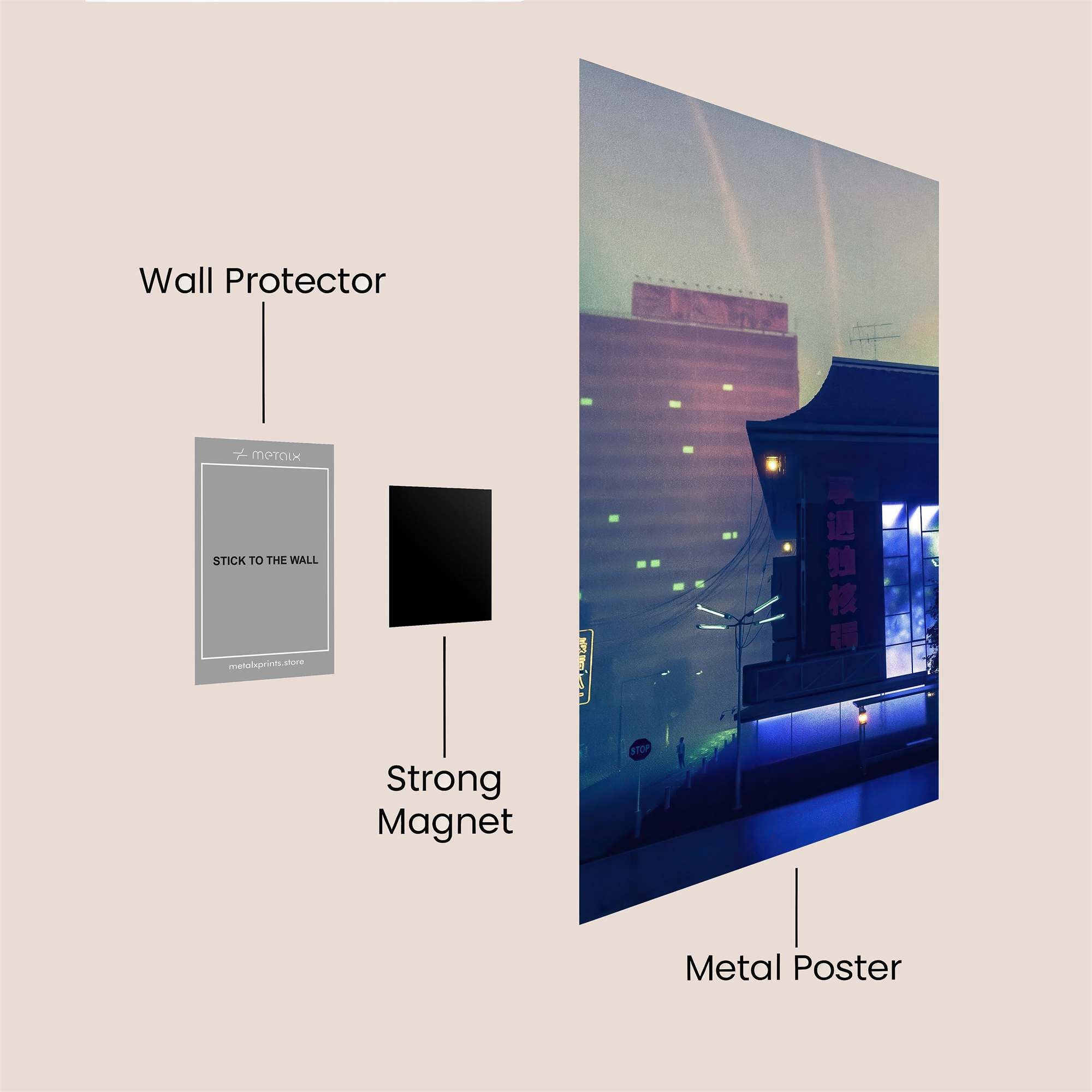 Tracks Tranquil Safe Wall Magnetic / M