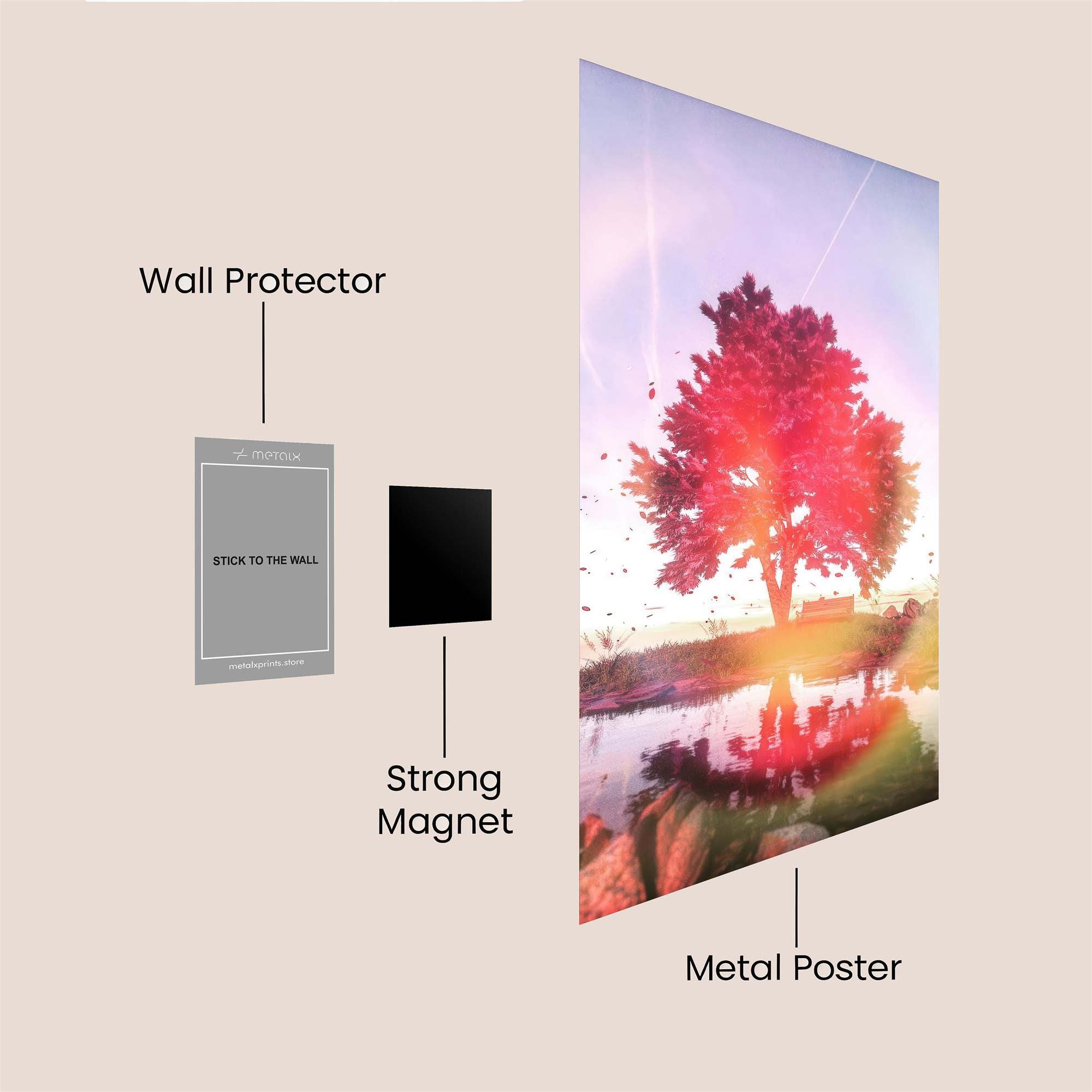 Cyber Enigma Safe Wall Magnetic / M