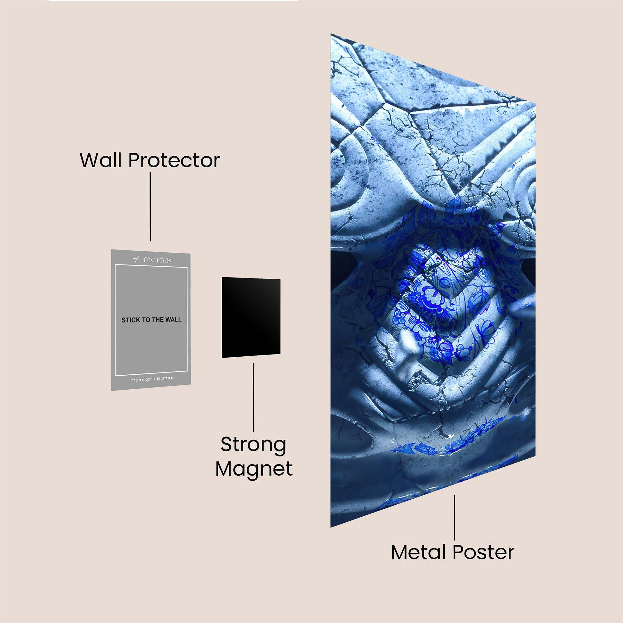 Journey Serene Safe Wall Magnetic / M