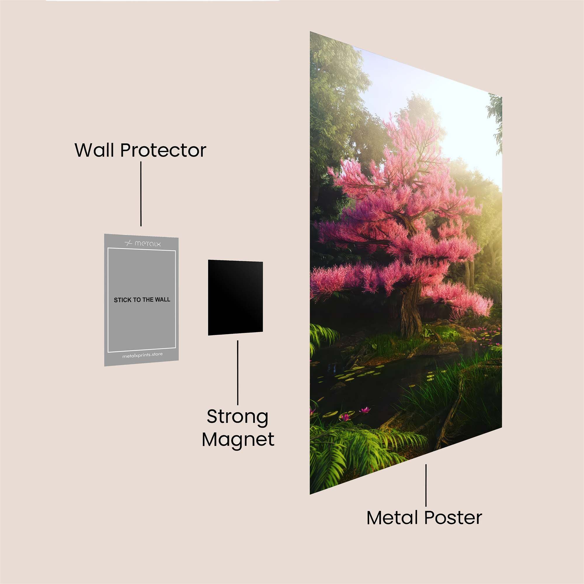 Gamer Bliss Safe Wall Magnetic / M