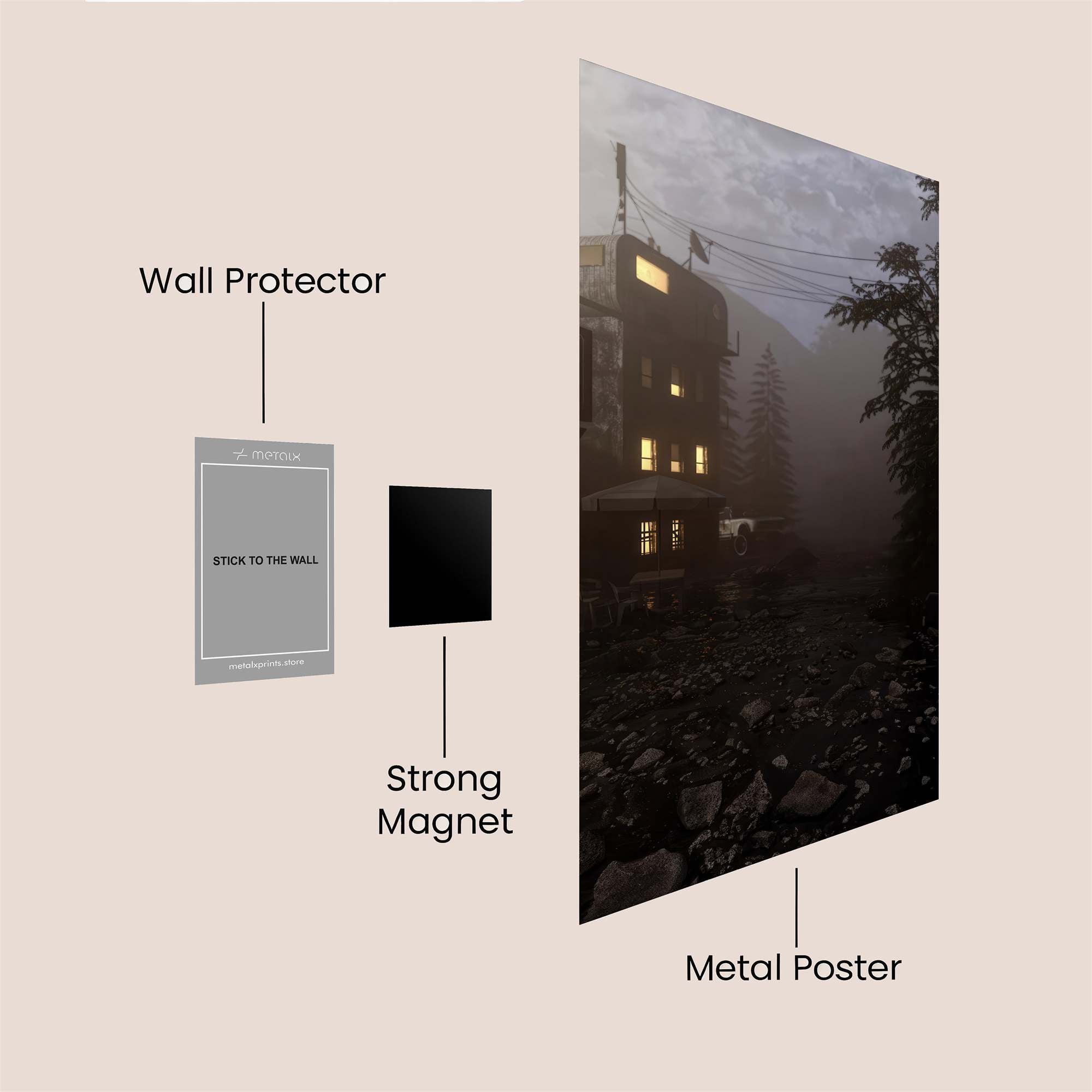 Firefly Whimsy Safe Wall Magnetic / M