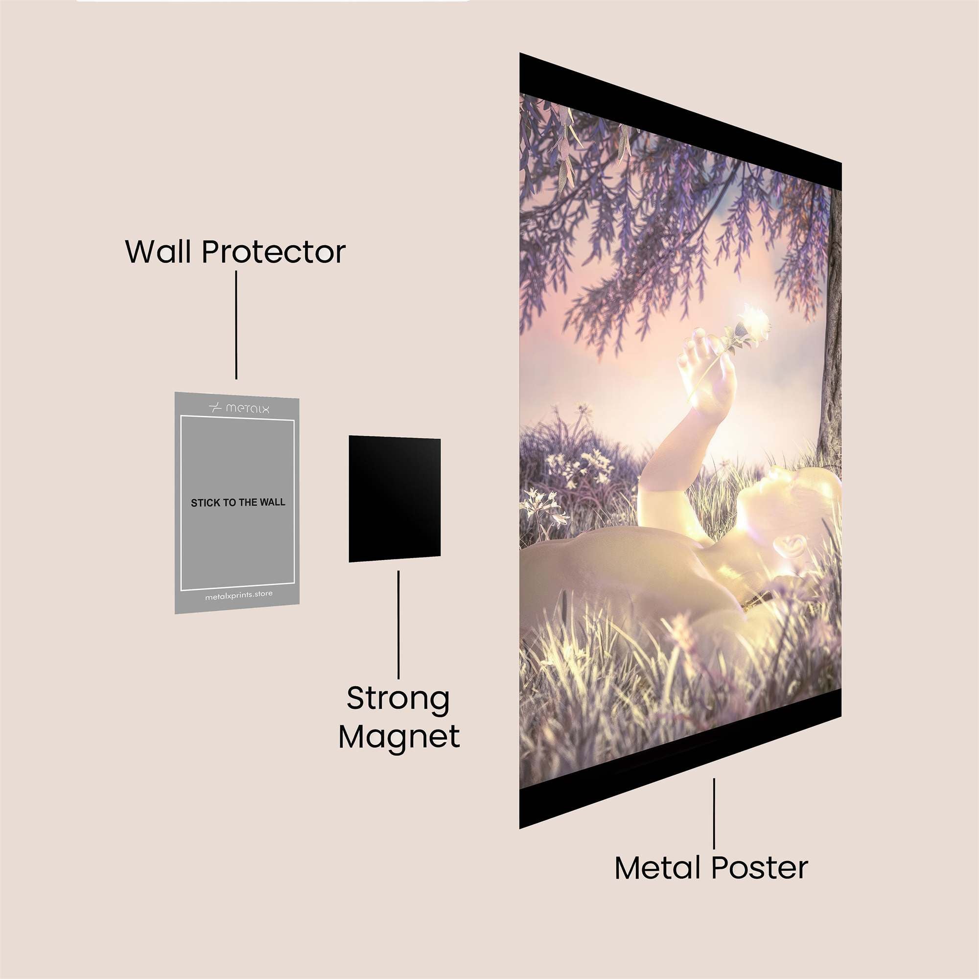 Butterfly Enigma Safe Wall Magnetic / M