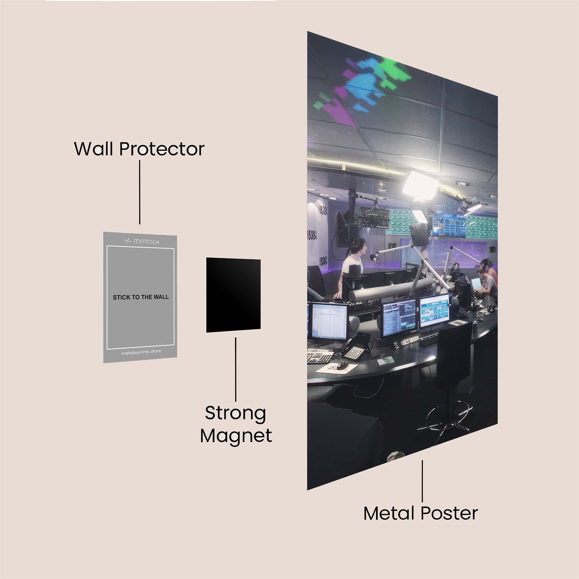 Starry Serenity Safe Wall Magnetic / M