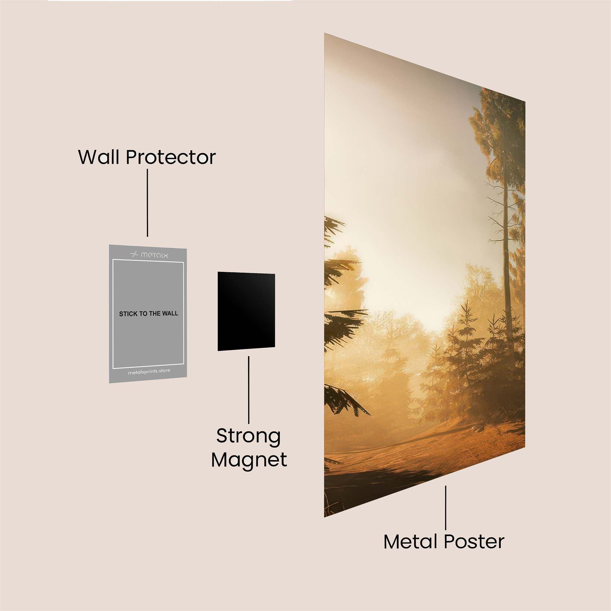 Astronaut Serene Safe Wall Magnetic / M