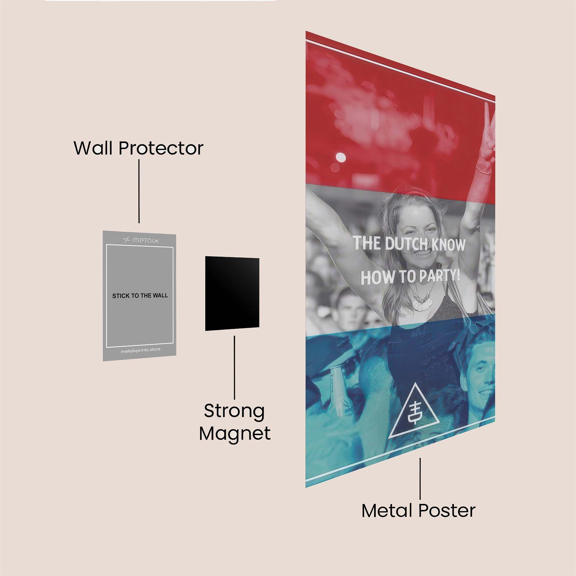 Astronaut Serenity Safe Wall Magnetic / M