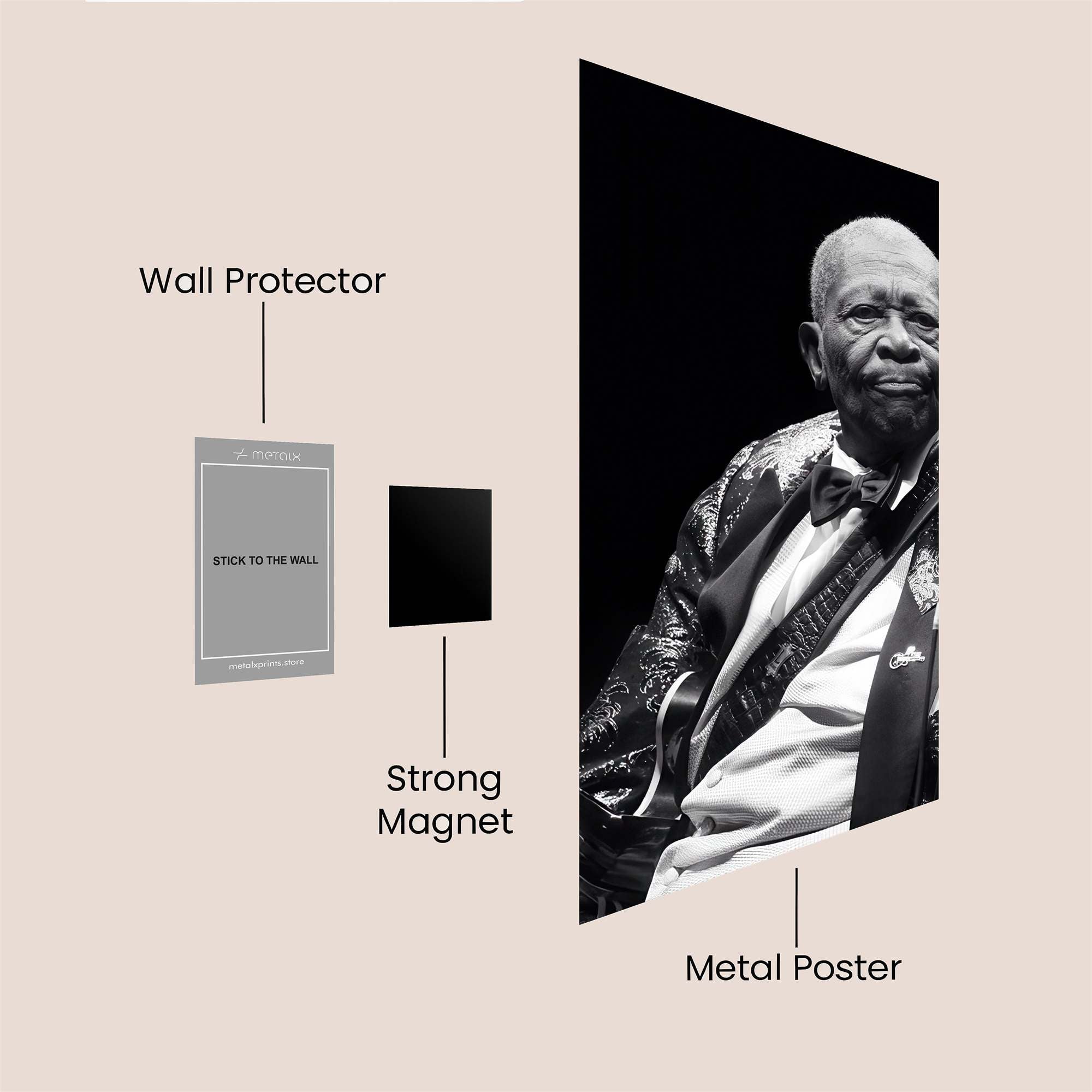 Gamer Bliss Safe Wall Magnetic / M