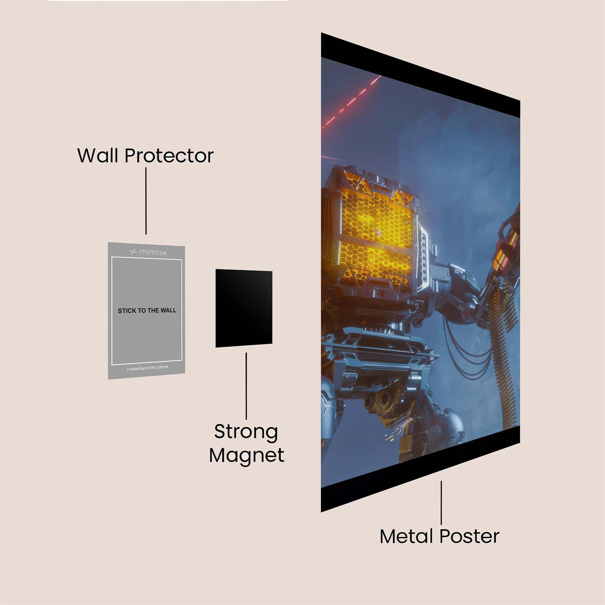 Melodic Bloom Safe Wall Magnetic / M