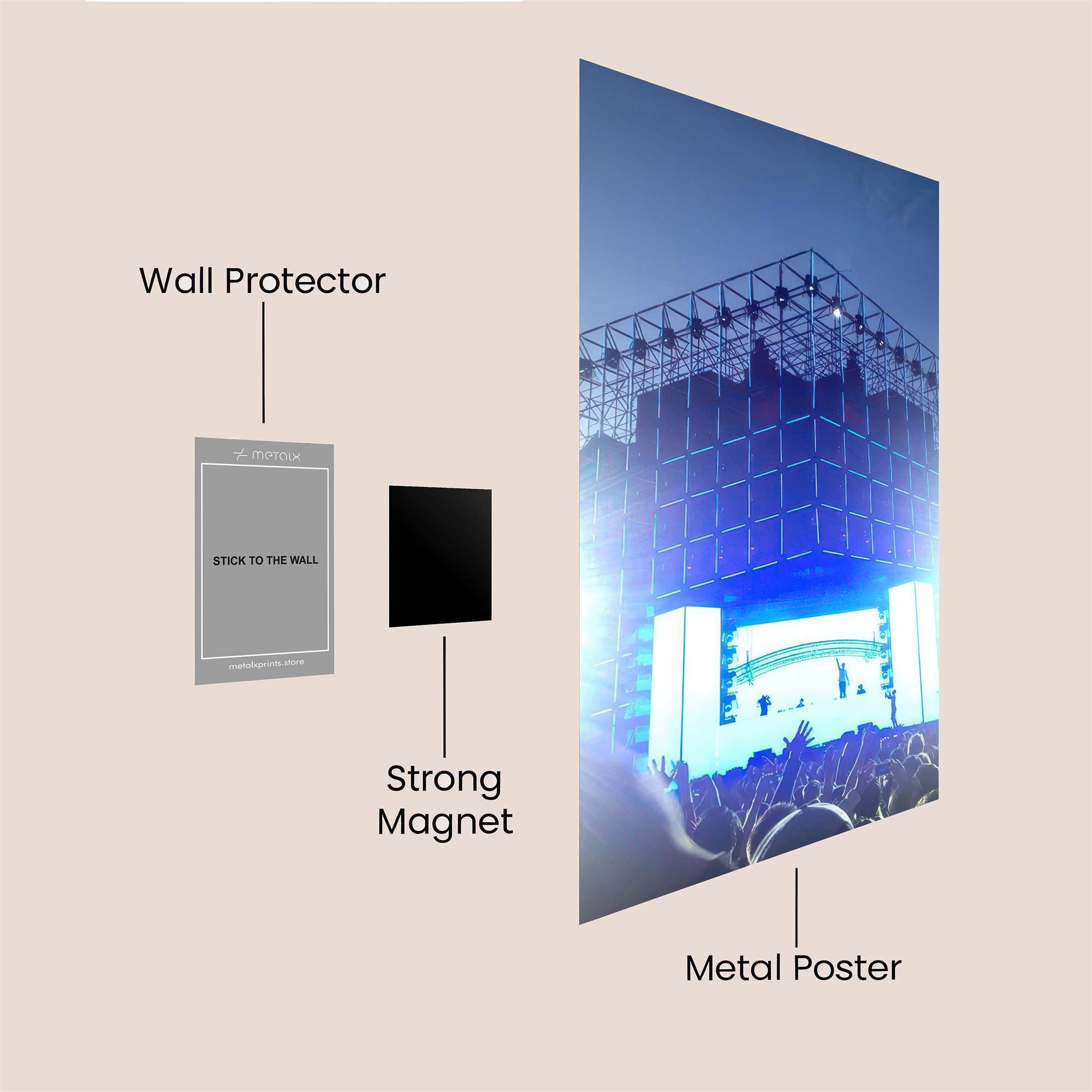 Bunny Bliss Safe Wall Magnetic / M
