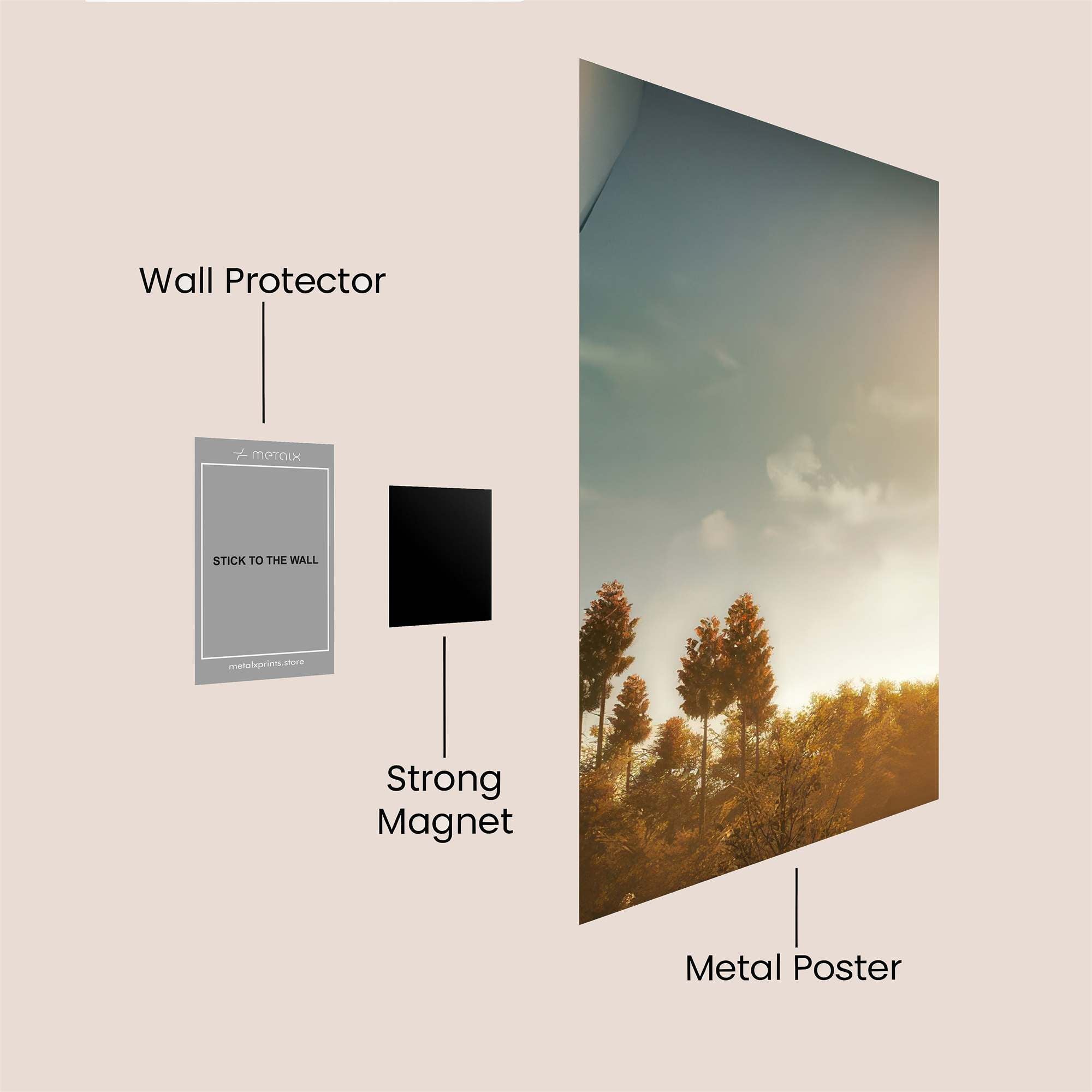 Astronaut Serene Safe Wall Magnetic / M