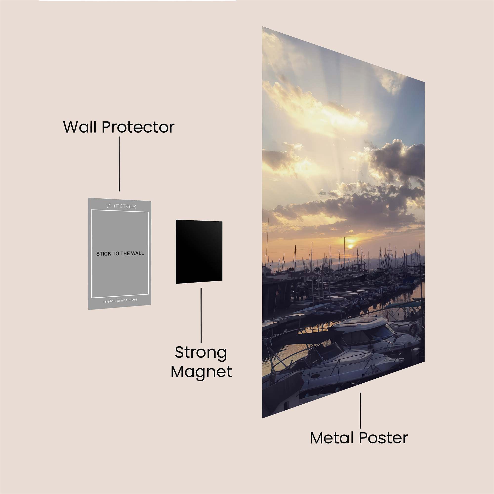 Sakura Serenity Safe Wall Magnetic / M