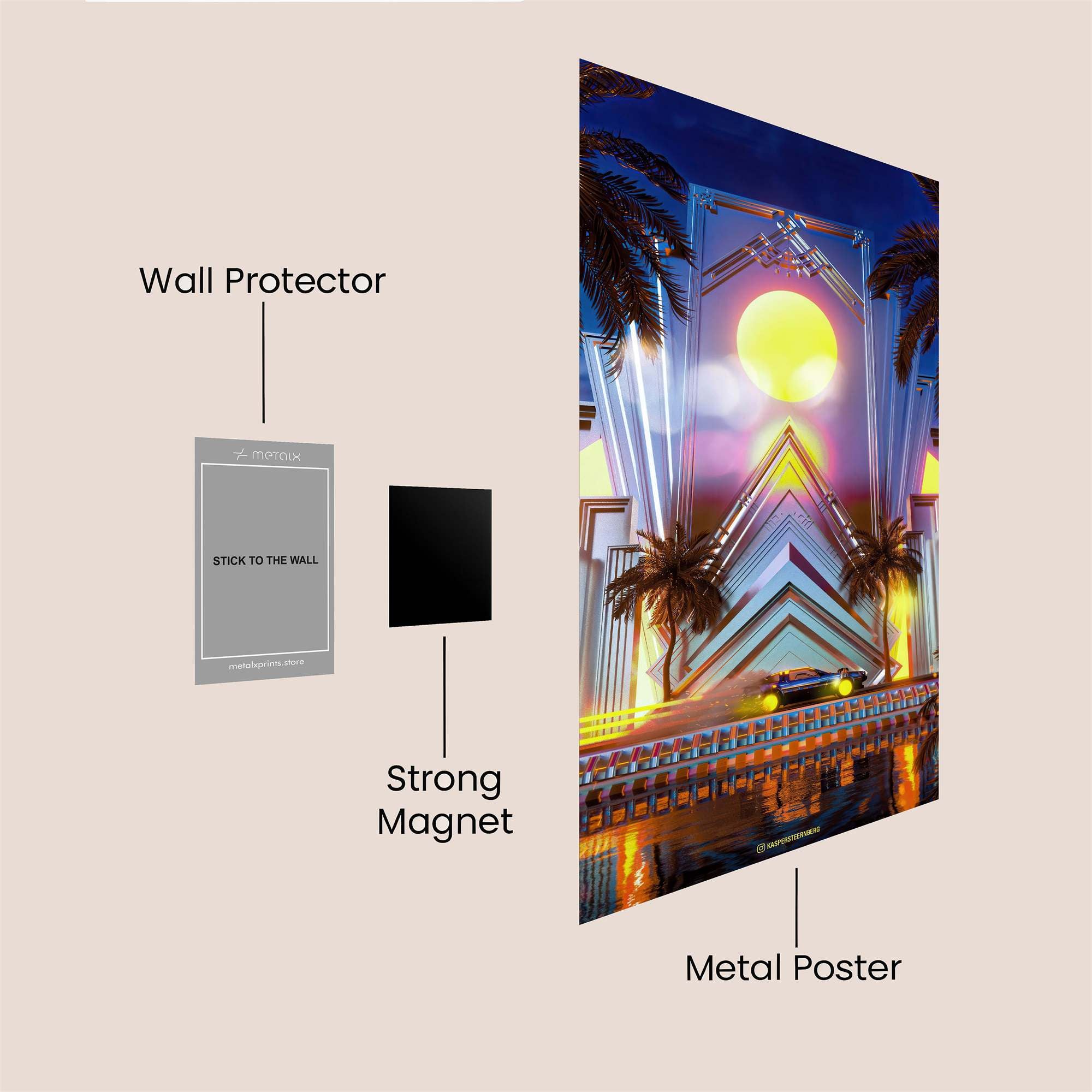 Fuji Serenity Safe Wall Magnetic / M