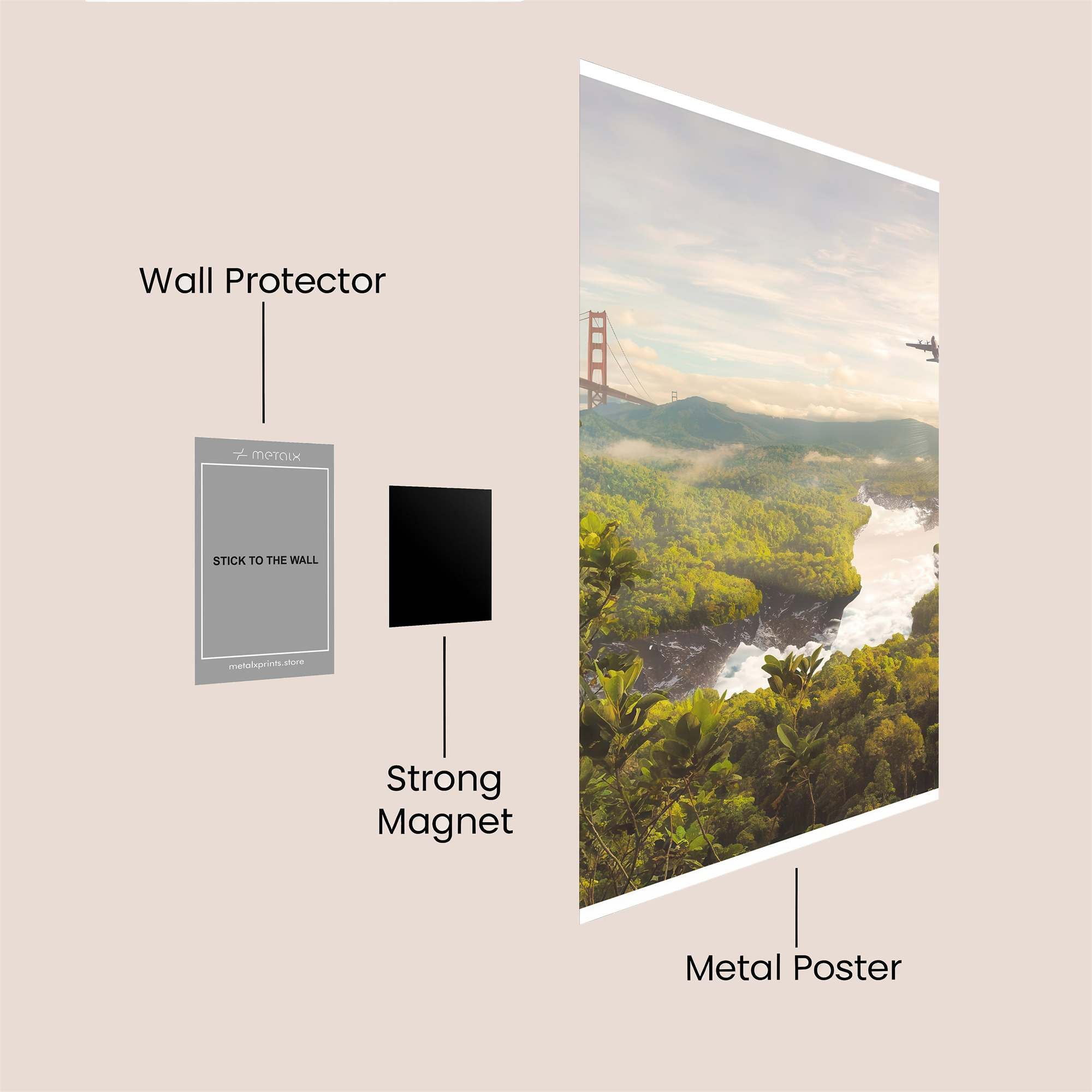 Blossom Serenity Safe Wall Magnetic / M