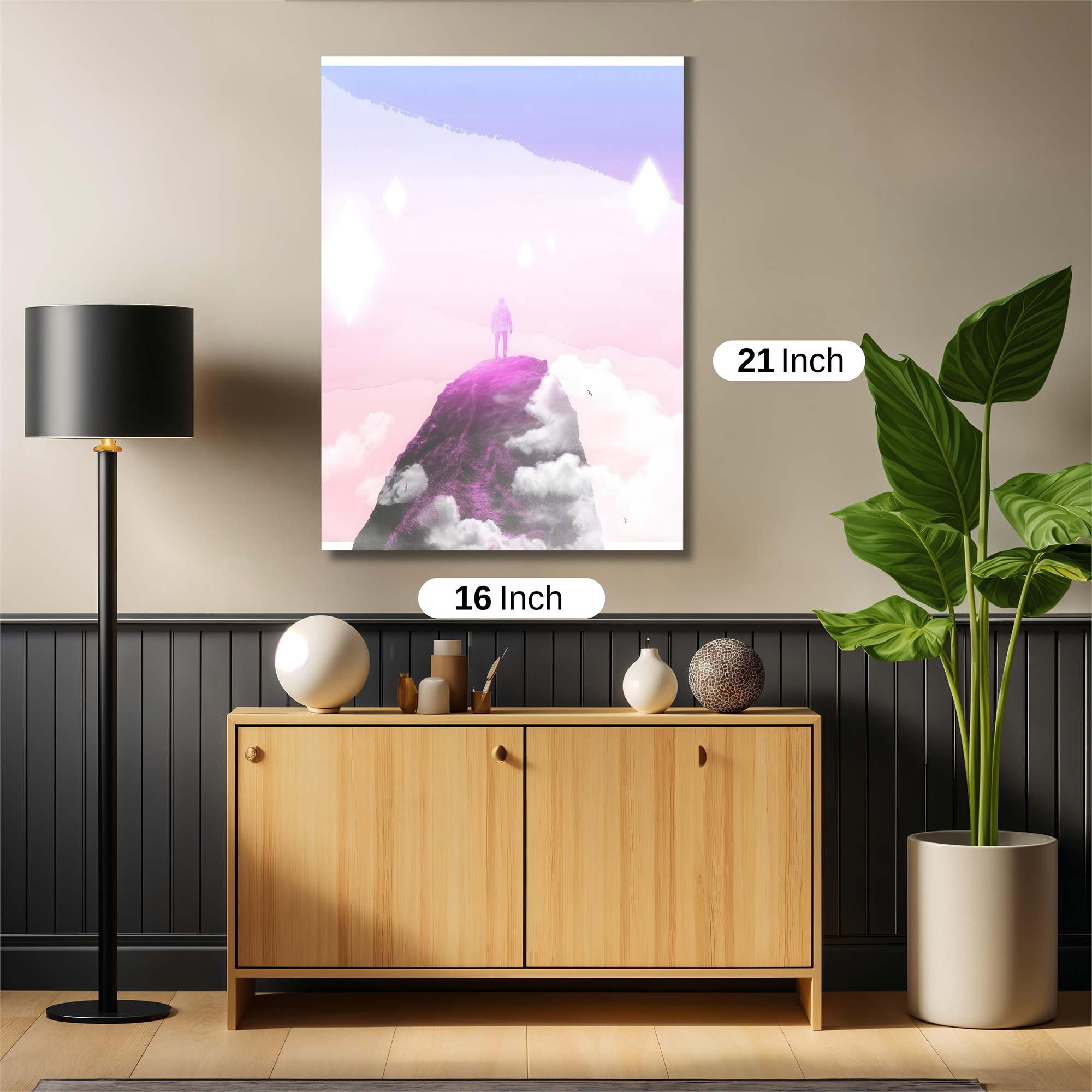 Sunset Serenity Safe Wall Magnetic / M