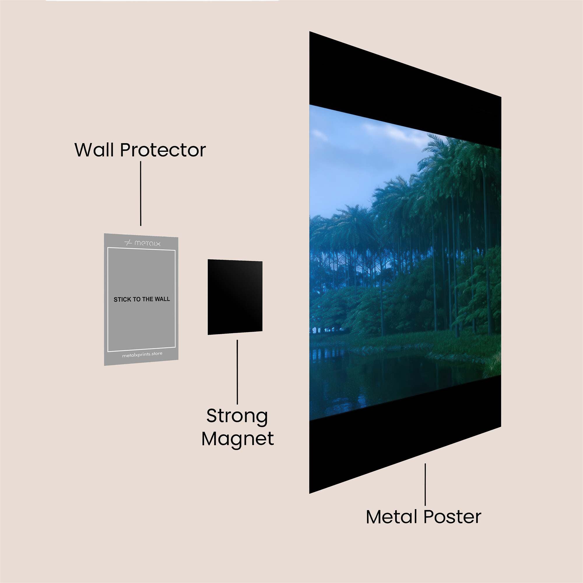 Treehouse Serenity Safe Wall Magnetic / M