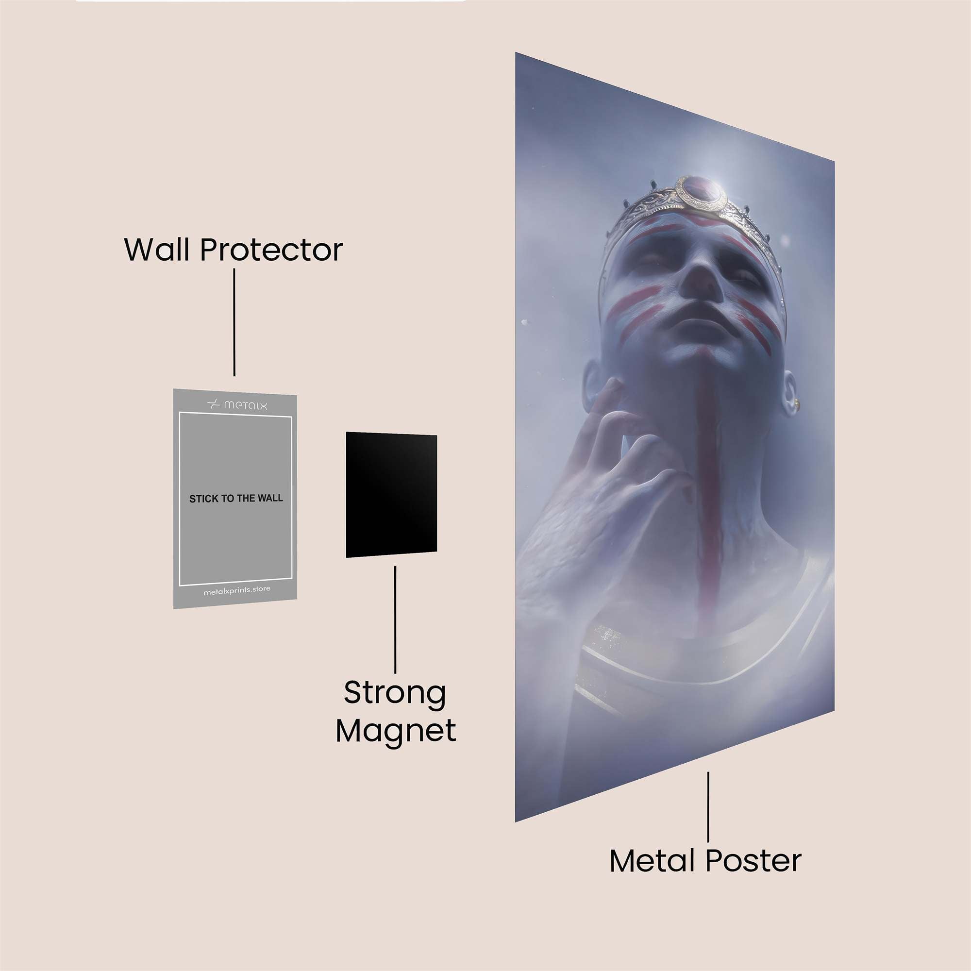 Sunset Study Safe Wall Magnetic / M
