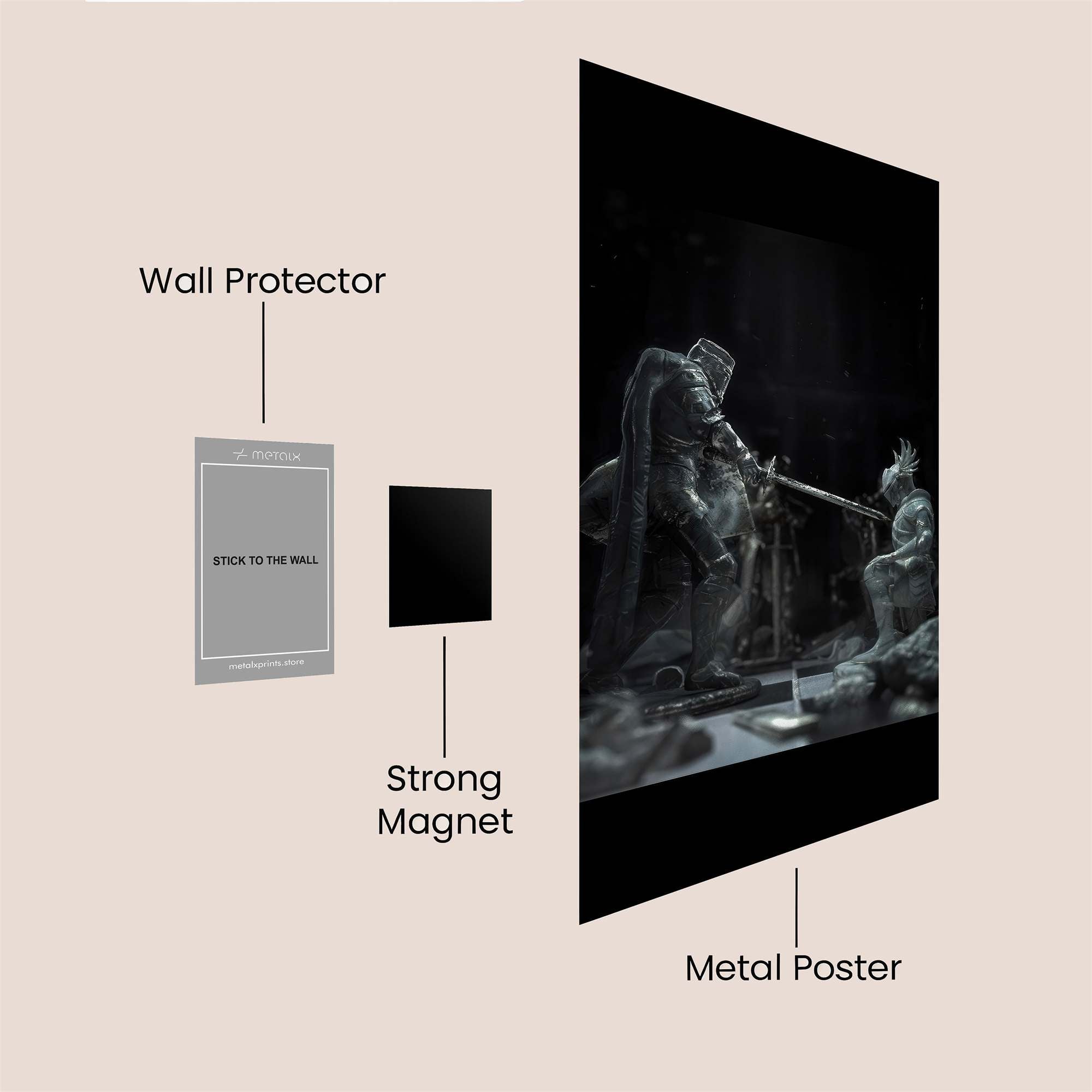 Mystery Enigma Safe Wall Magnetic / M
