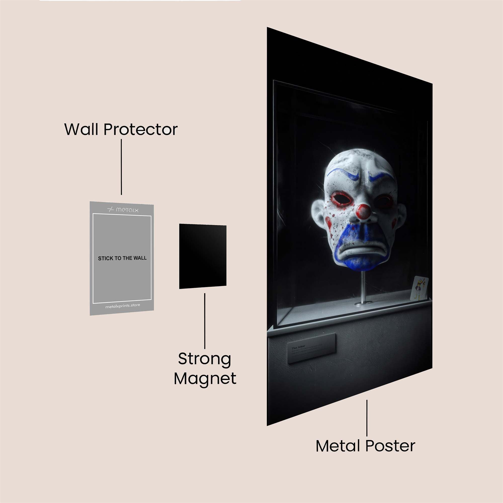 Bear Whimsy Safe Wall Magnetic / M