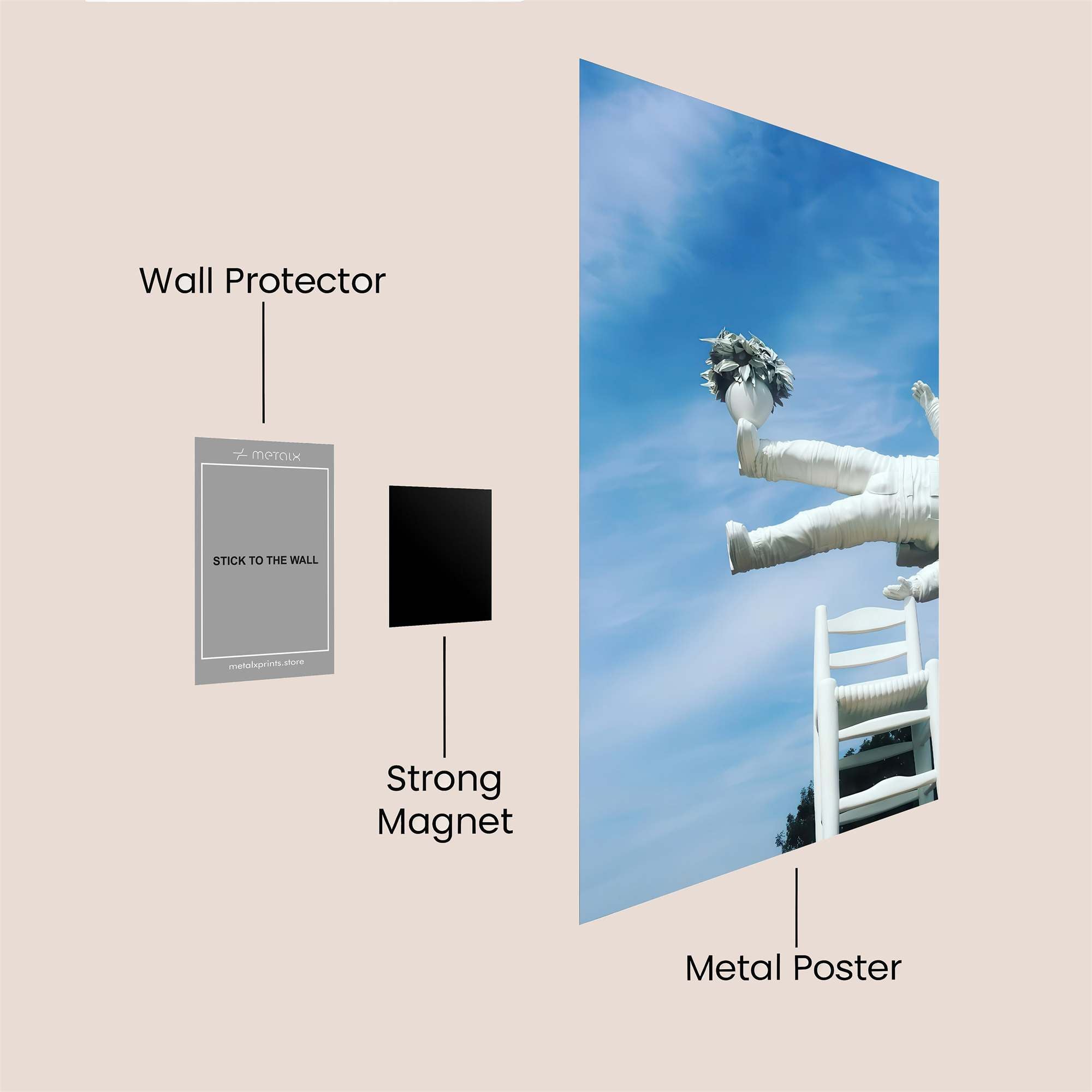 Rebel Whimsy Safe Wall Magnetic / M