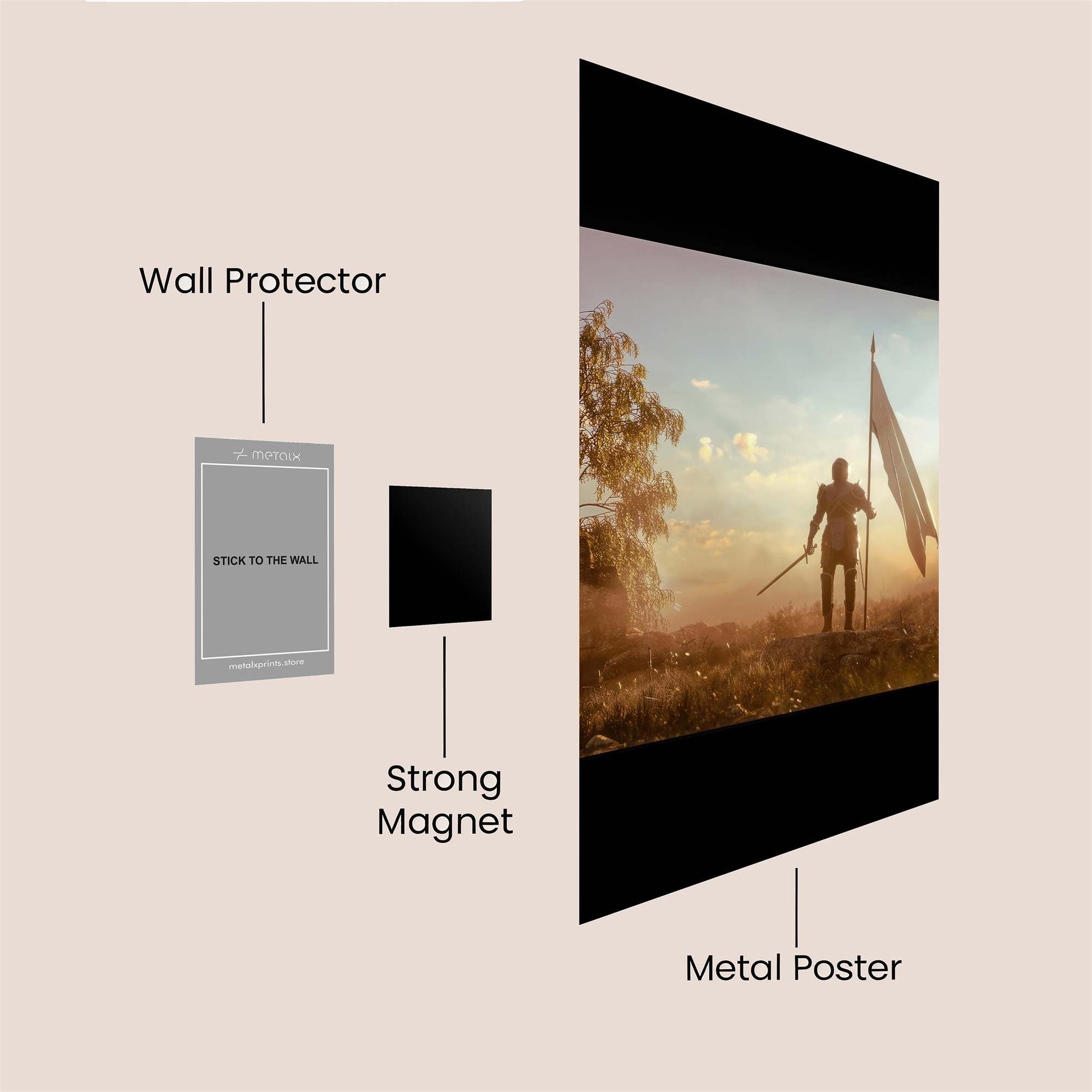 Creative Haven Safe Wall Magnetic / M
