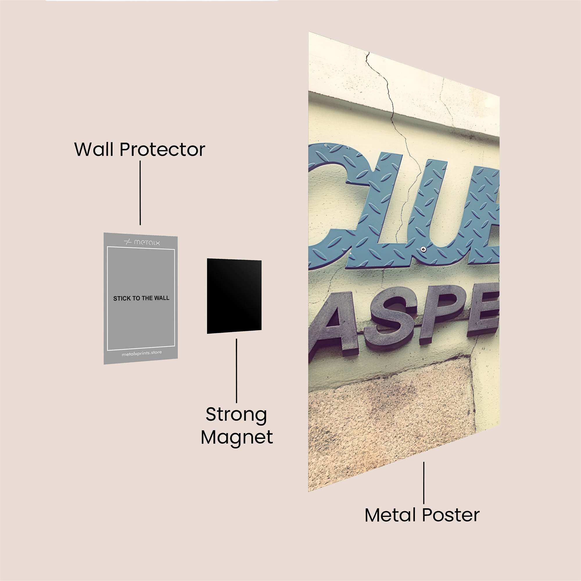 Lovers Enchanting Safe Wall Magnetic / M