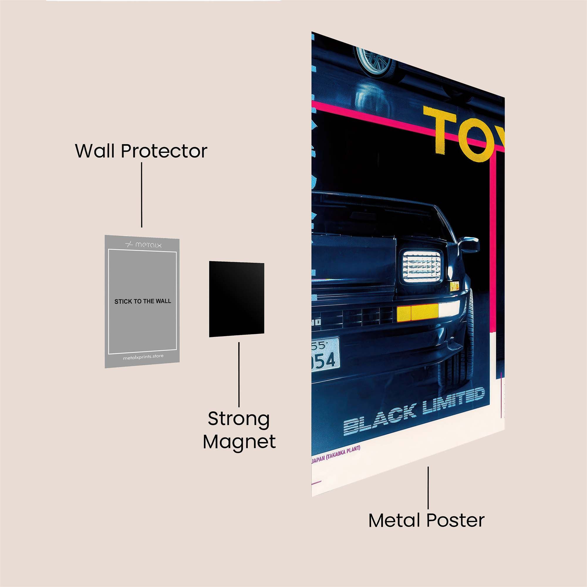 Rebel Aura Safe Wall Magnetic / M