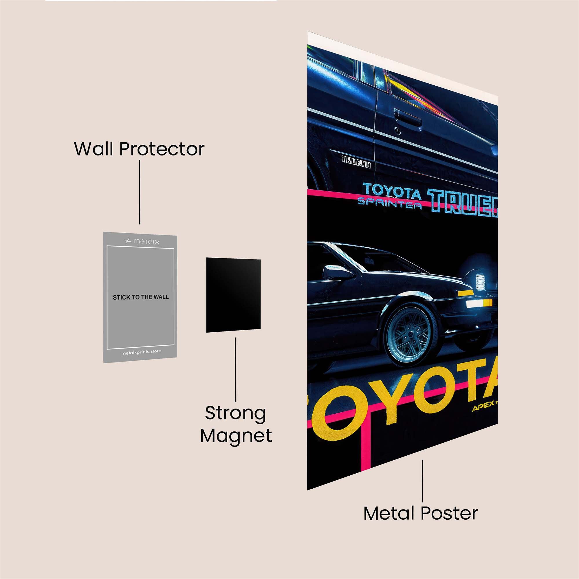 Rebel Elegance Safe Wall Magnetic / M