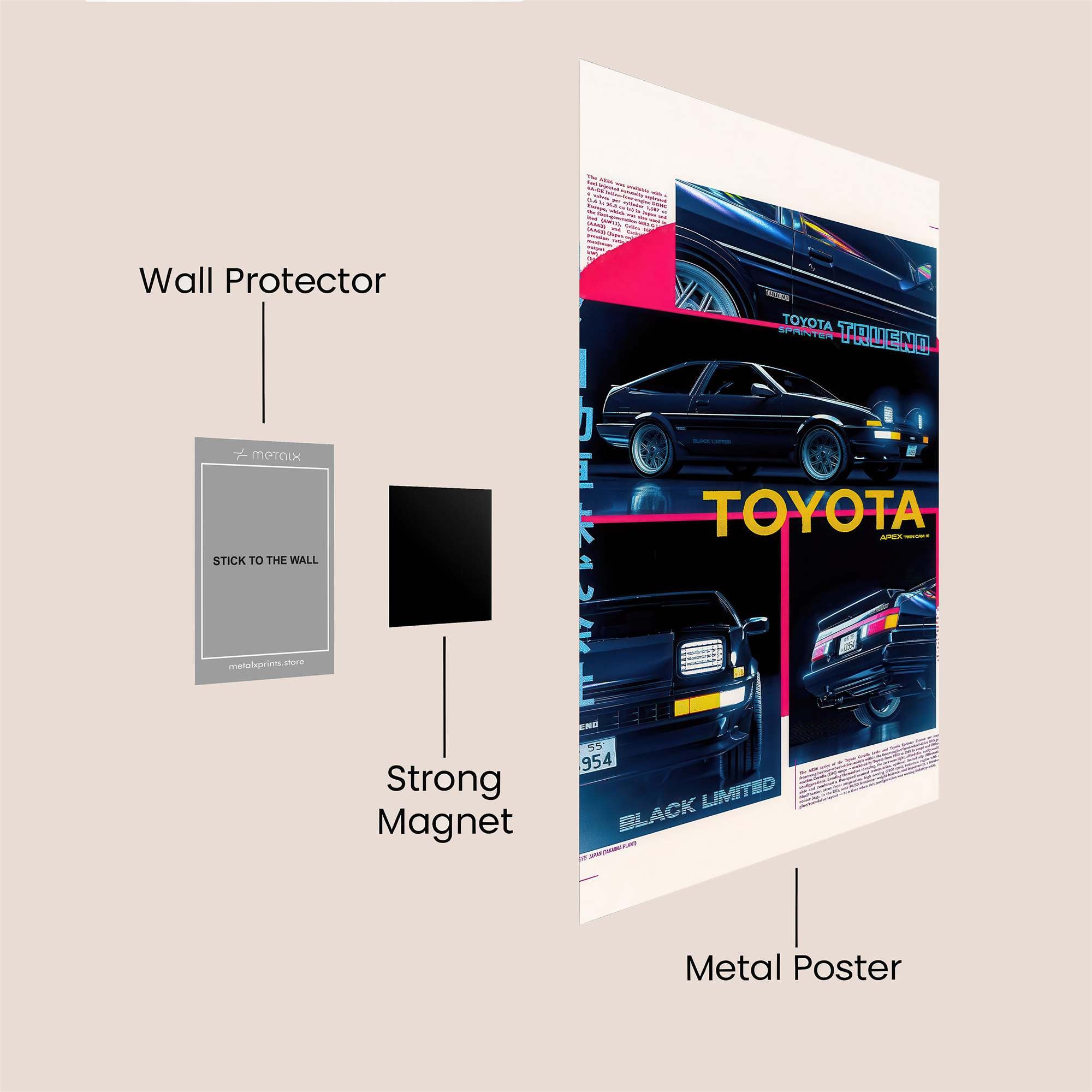Cyber Rebel Safe Wall Magnetic / M