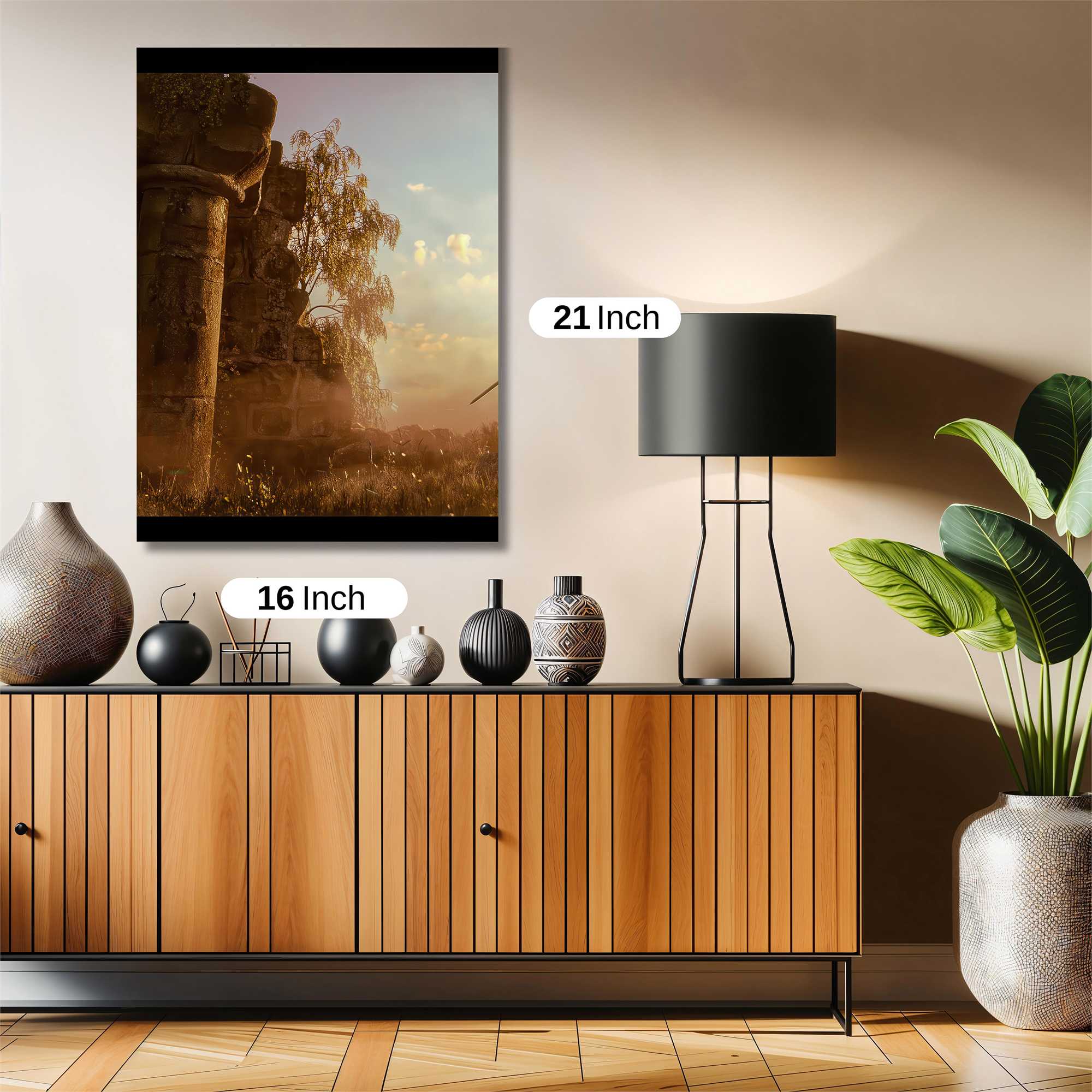 Curly Contemplation Safe Wall Magnetic / M