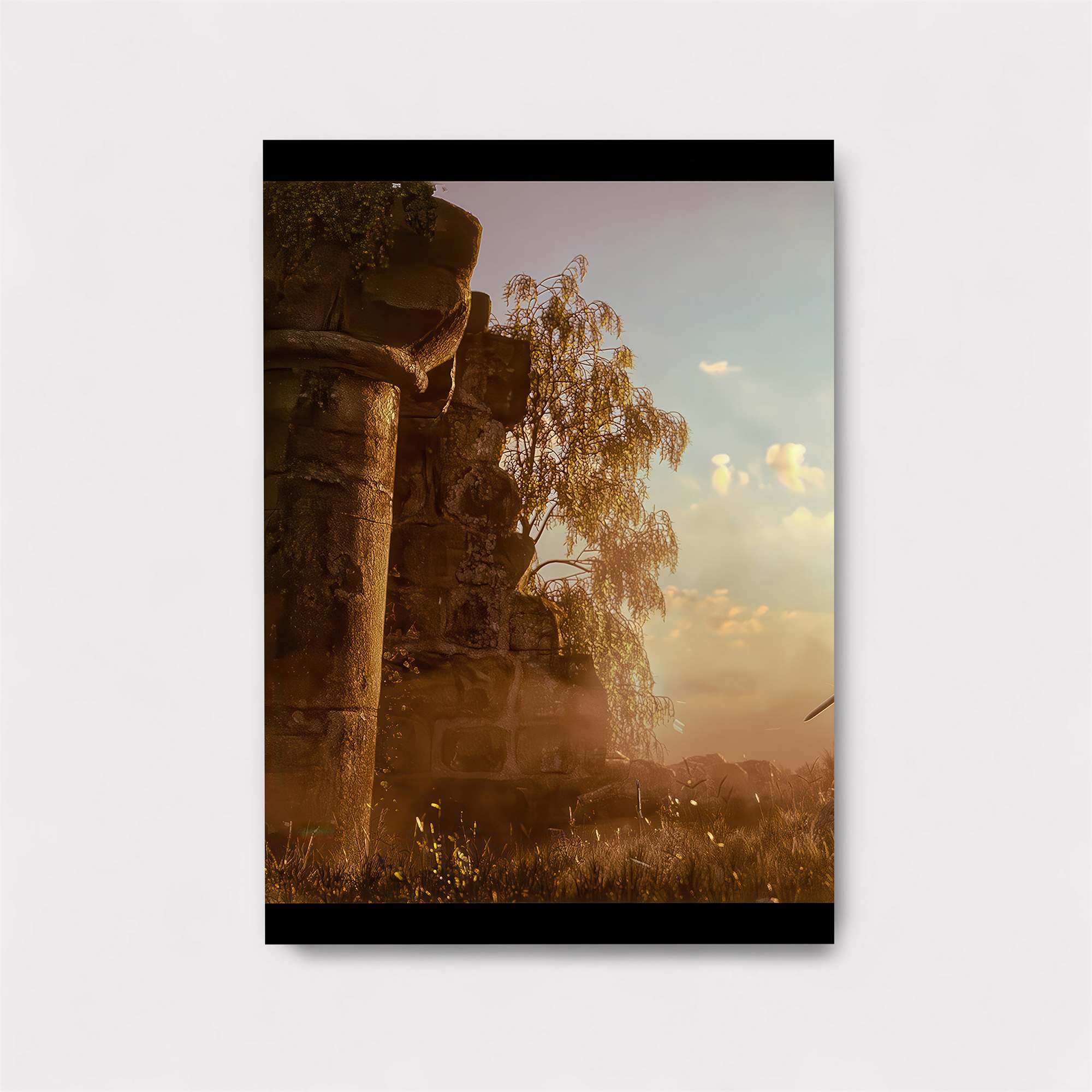 Curly Contemplation Safe Wall Magnetic / M