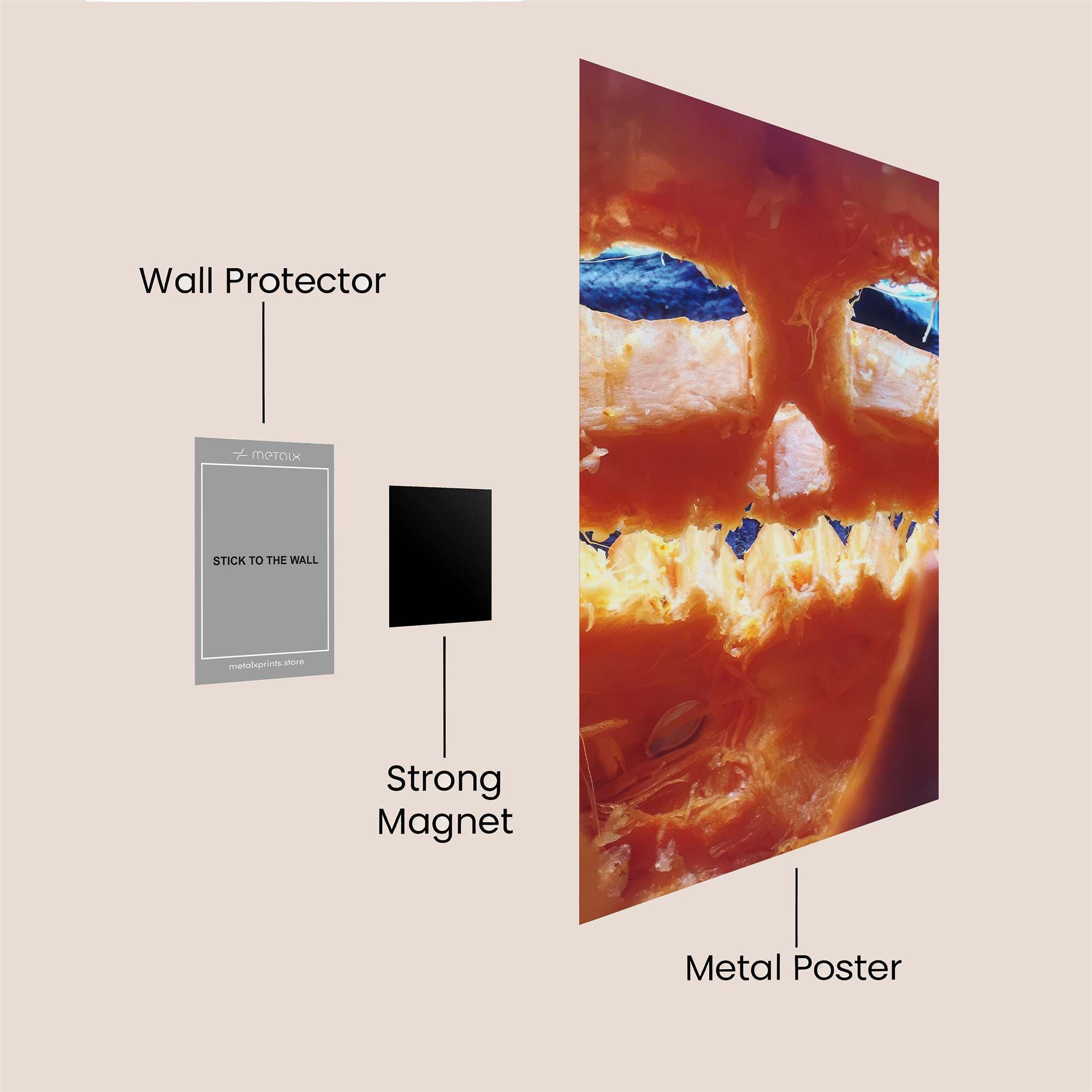 Icecream Bliss Safe Wall Magnetic / M