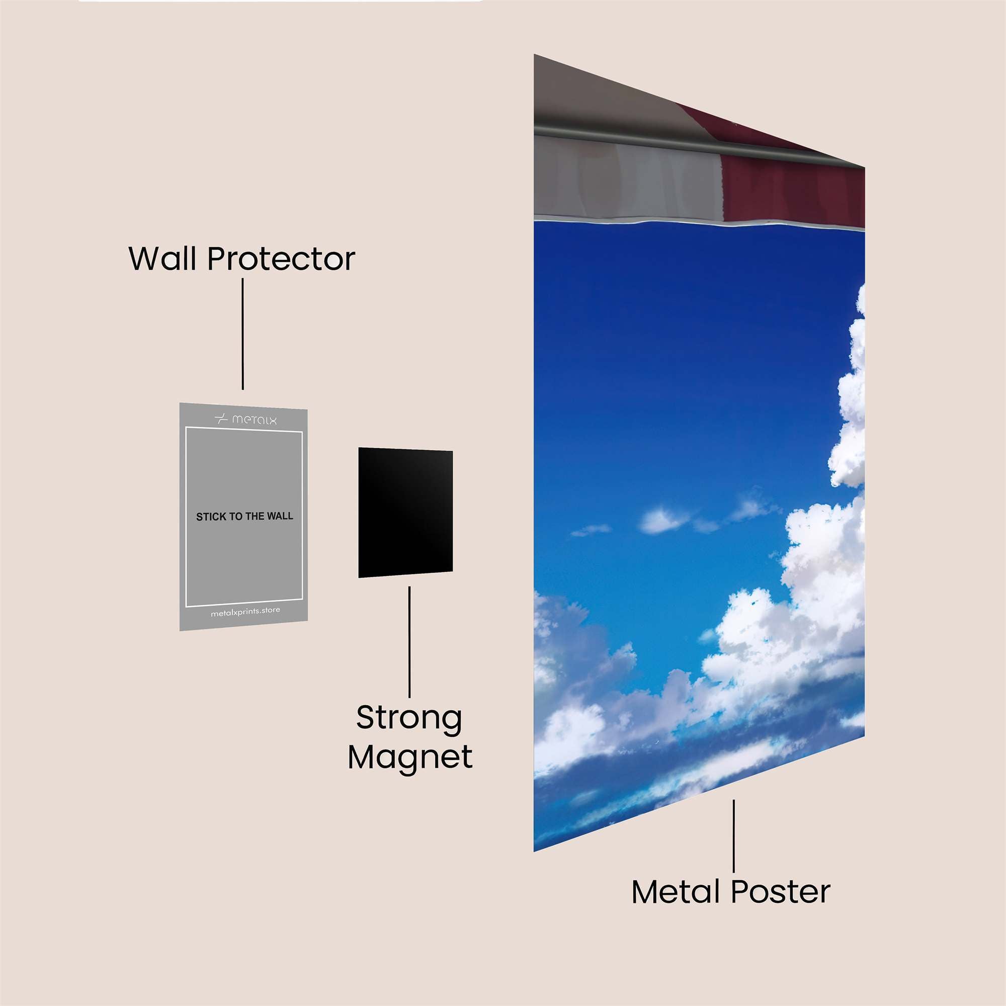 Countryside Bliss Safe Wall Magnetic / M